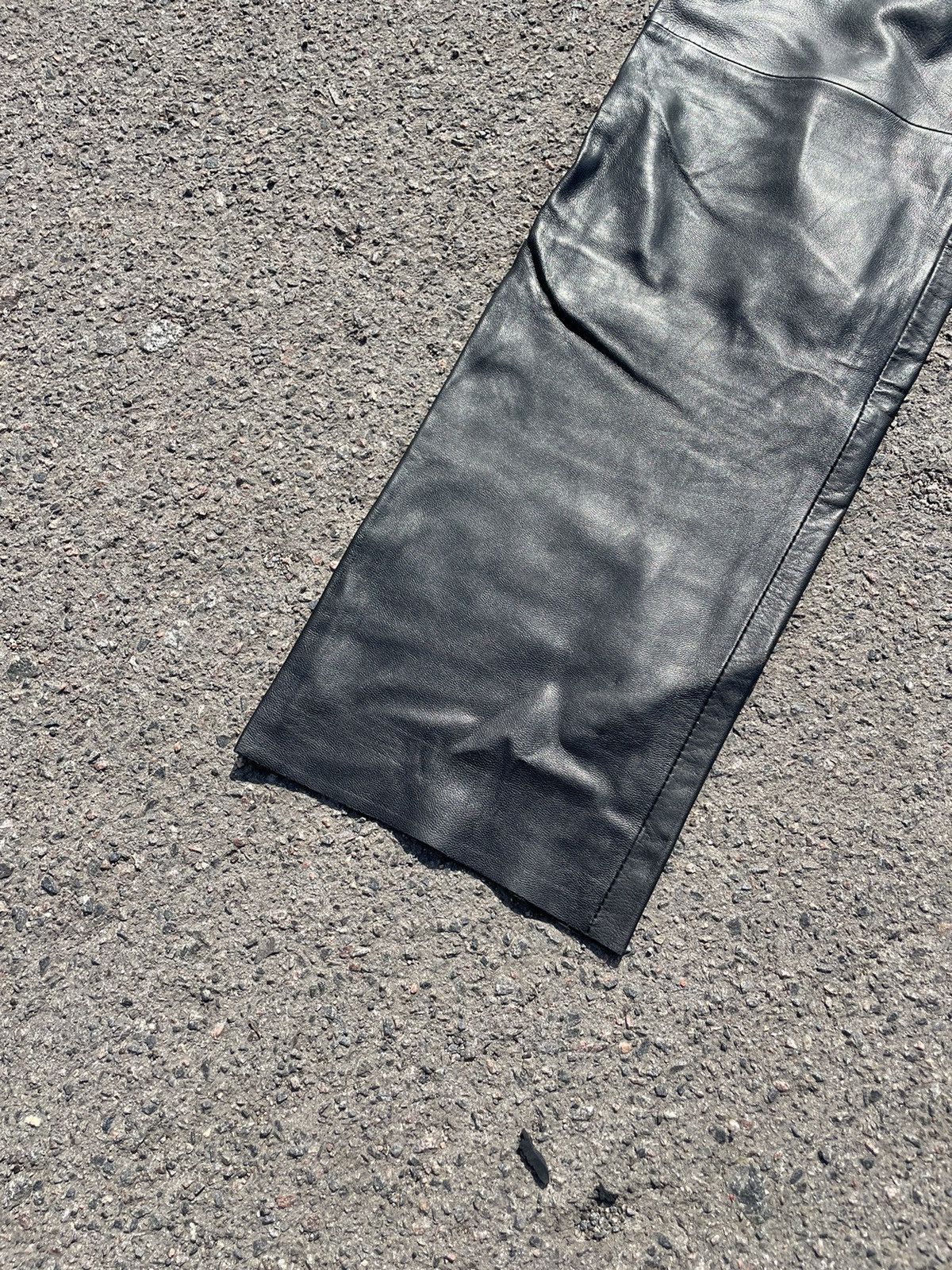 Leather × Vintage Vintage Nappa Leather pants Size US 30 / EU 46 - 3 Thumbnail