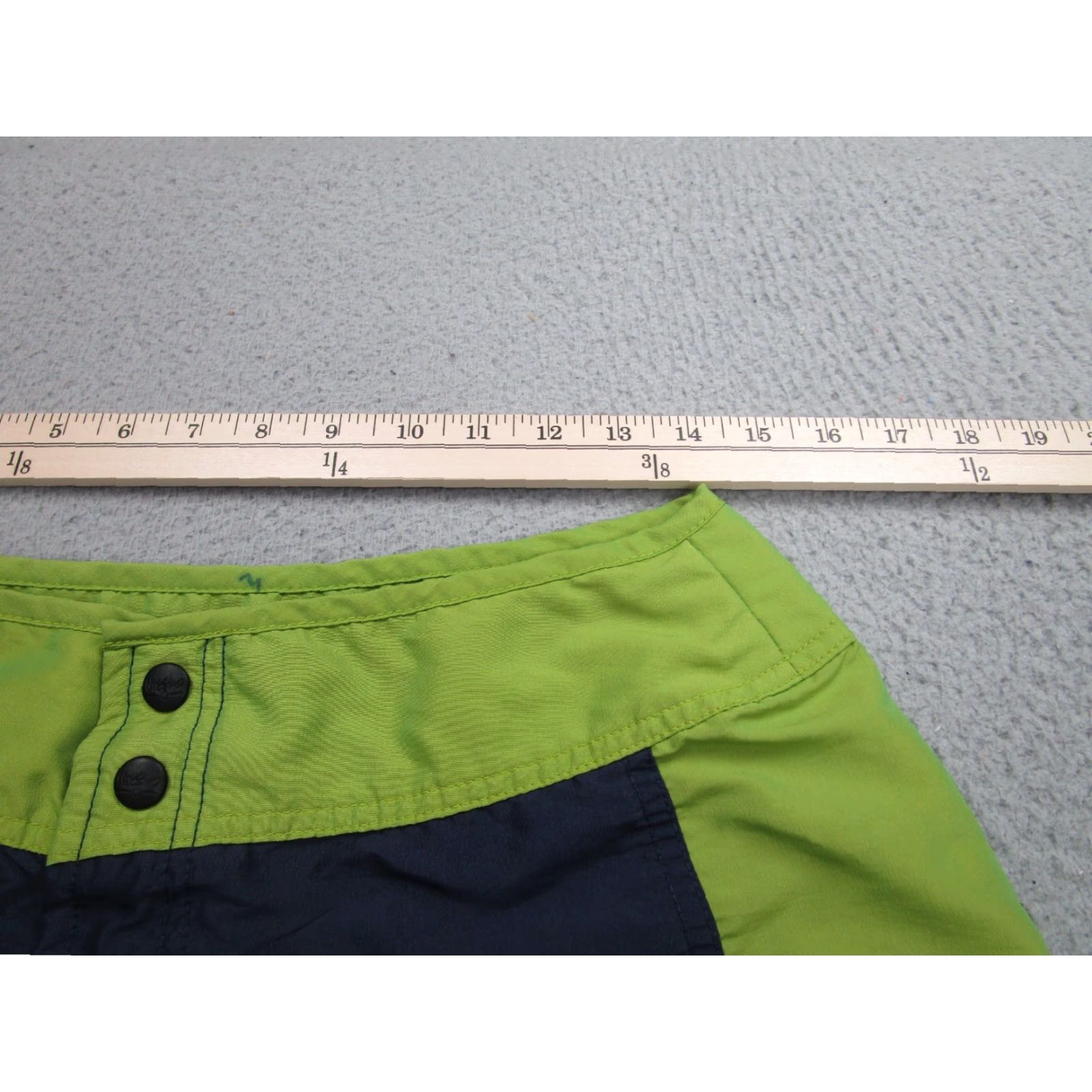 Mossimo VINTAGE Mossimo Shorts Mens 32 Blue Green Neon Swim Trunks Surf 80s 90s Size US 32 / EU 48 - 2 Thumbnail