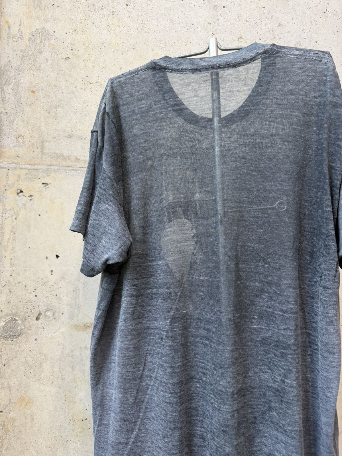 Vintage 80s Thrashed Faded Paper Thin Pocket T Shirt ERD Grunge Size US M / EU 48-50 / 2 - 5 Thumbnail
