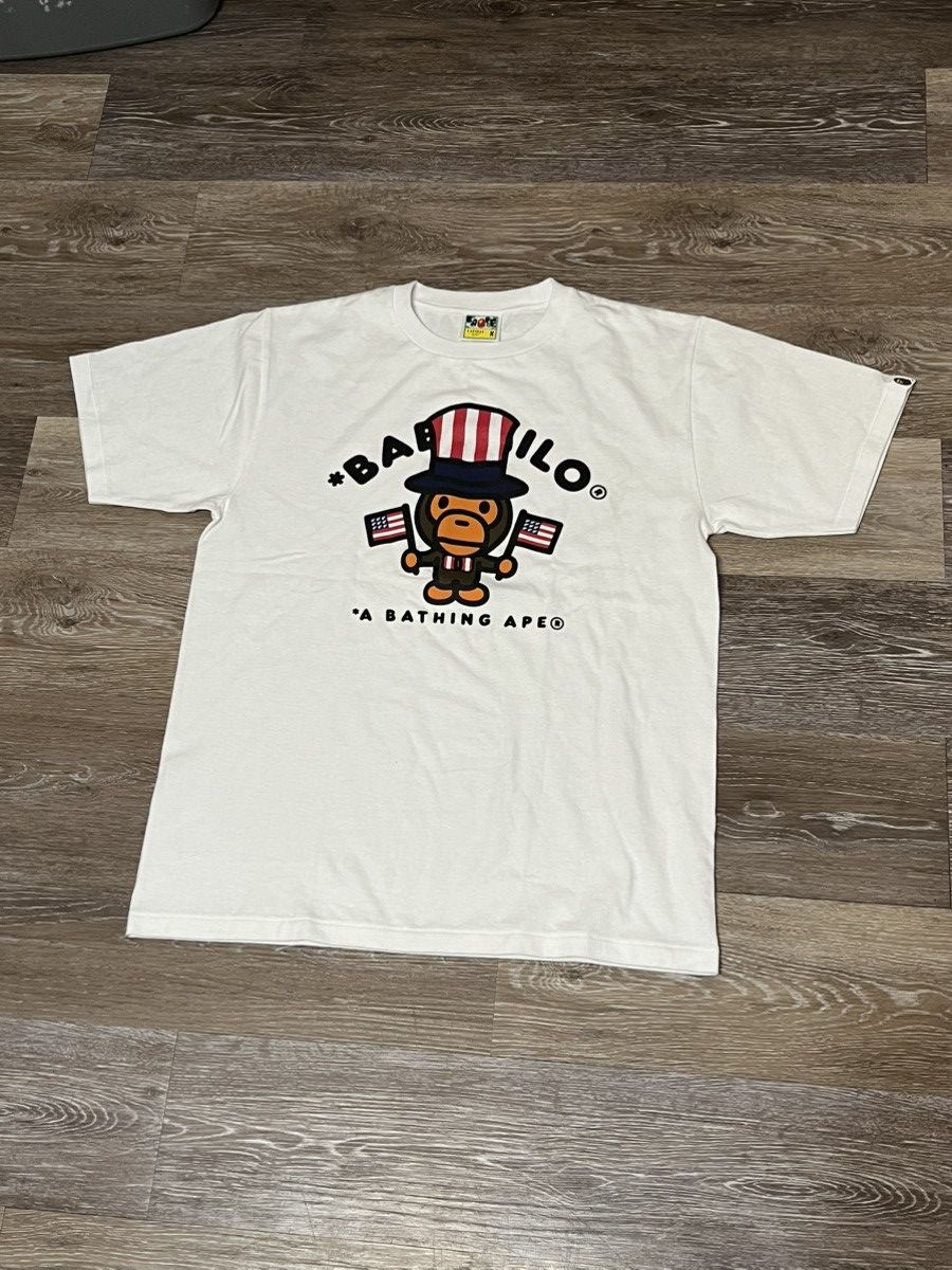 Bape A Bathing Ape X Baby Milo Independence Day T Shirt Size US M / EU 48-50 / 2 - 1 Thumbnail