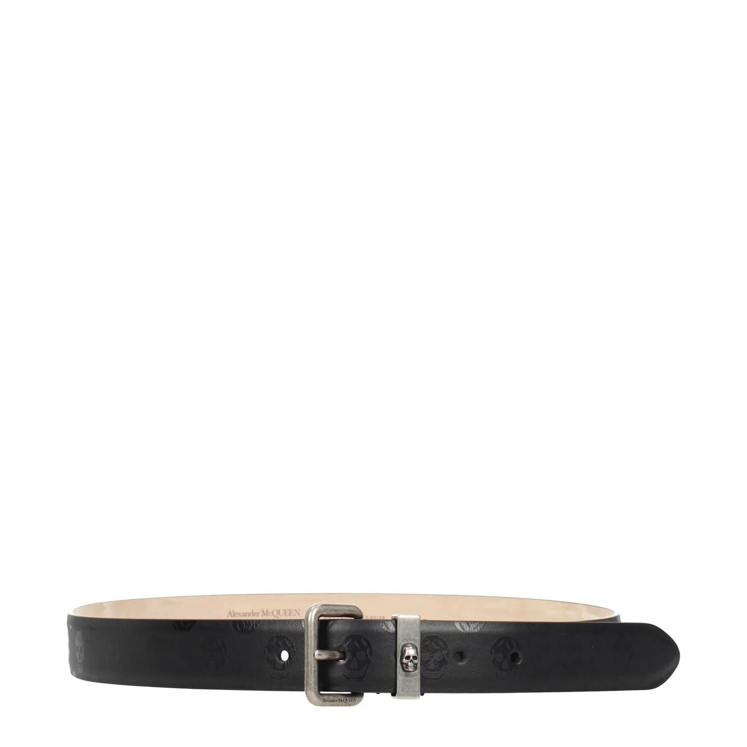 Alexander McQueen ob1o1e0225 Size: 105 / Leather Belt in Black Size 40 - 1 Preview