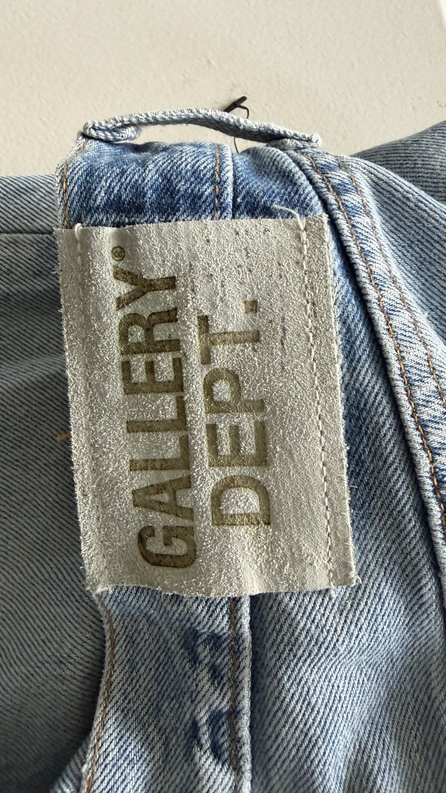 Gallery Dept. Gallery Dept. Light Blue Paint Splatter Flared Denim Men's Size US 33 - 12 Thumbnail