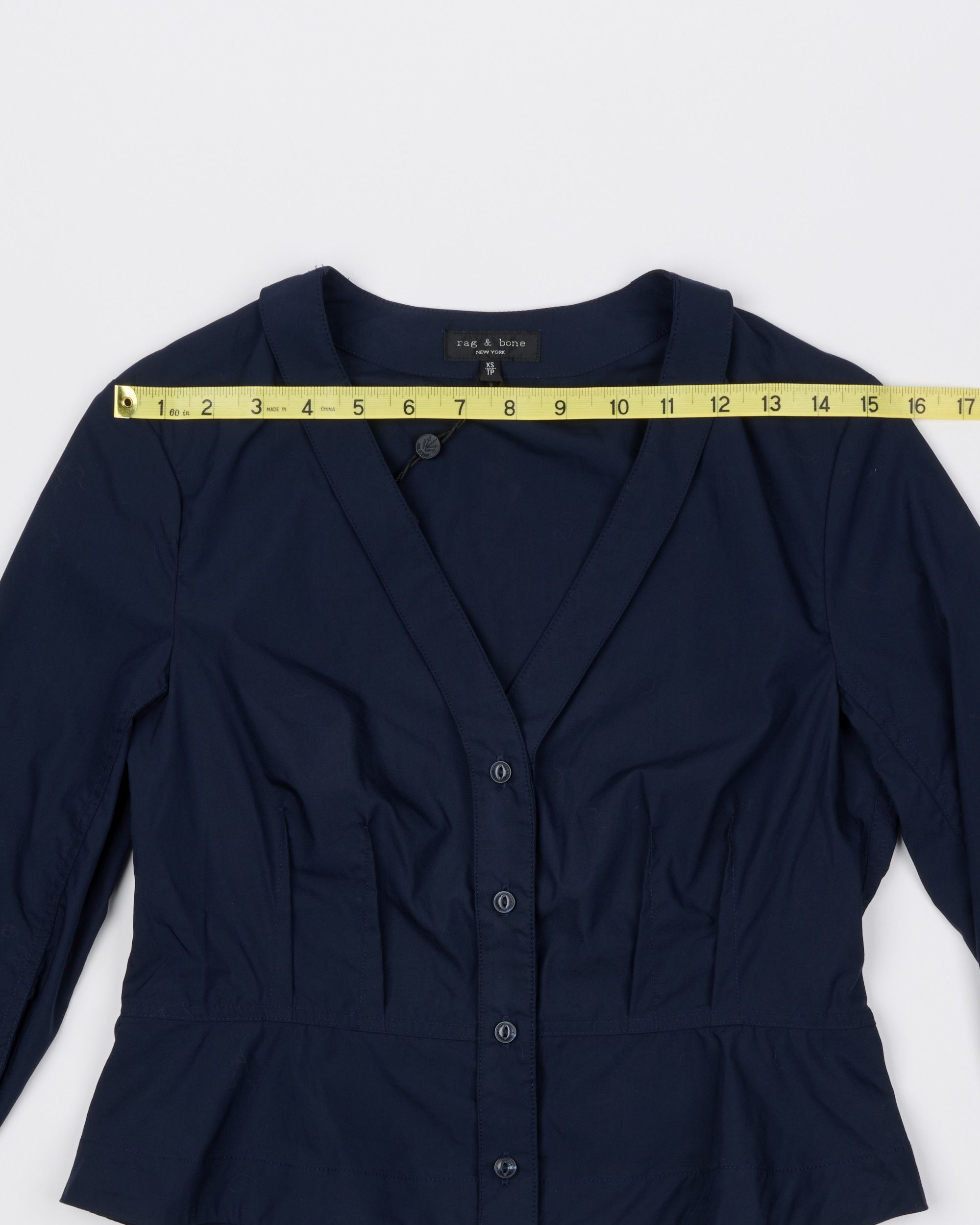 Rag & Bone Rag & Bone longsleeve cotton blouse XS (NWT) Size XS / US 0-2 / IT 36-38 - 5 Thumbnail