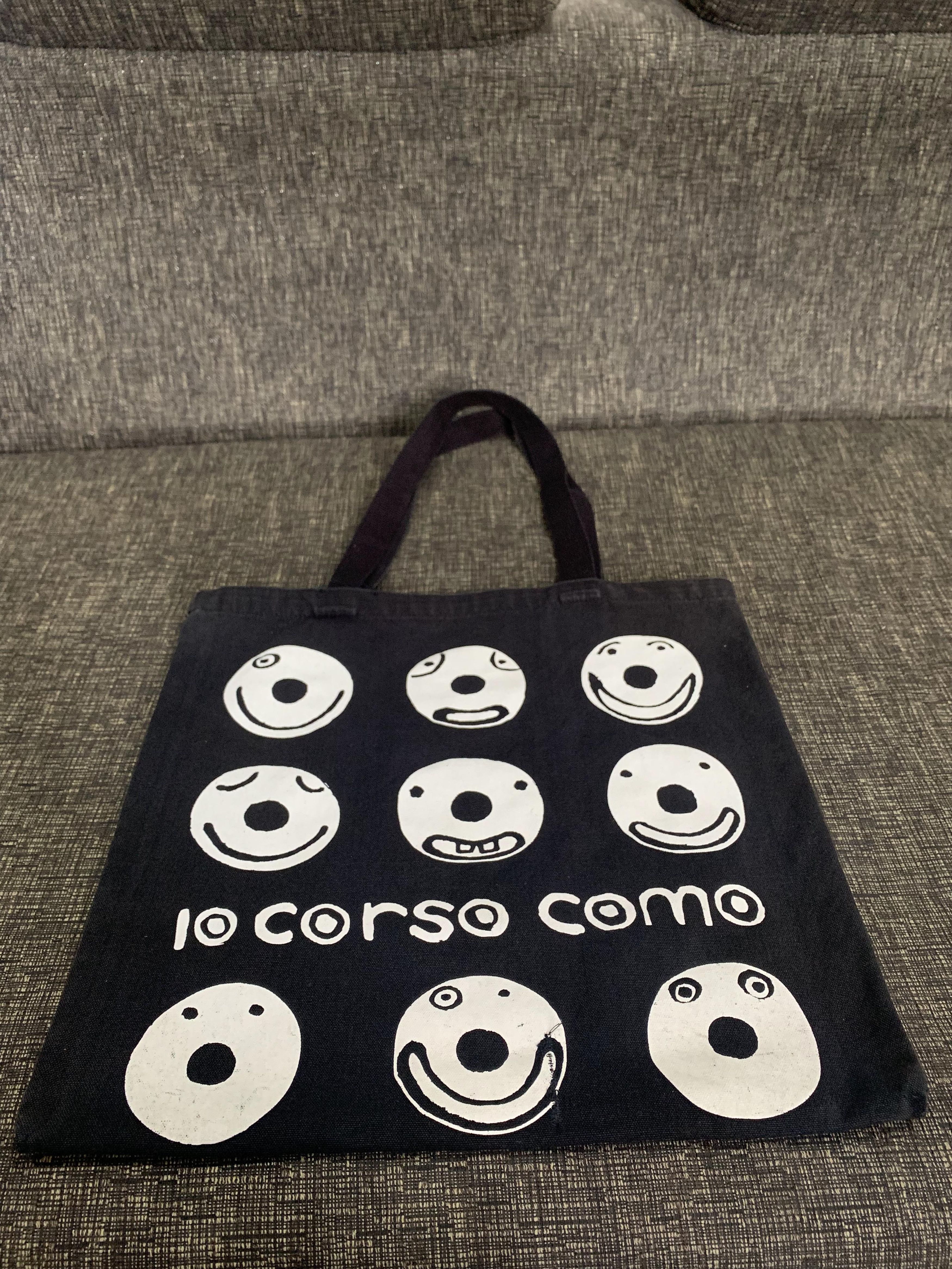 10 Corso Como 10 Corso Como Milan Smiley Doodle Tote Bag Kris Ruhs Design Size ONE SIZE - 1 Thumbnail