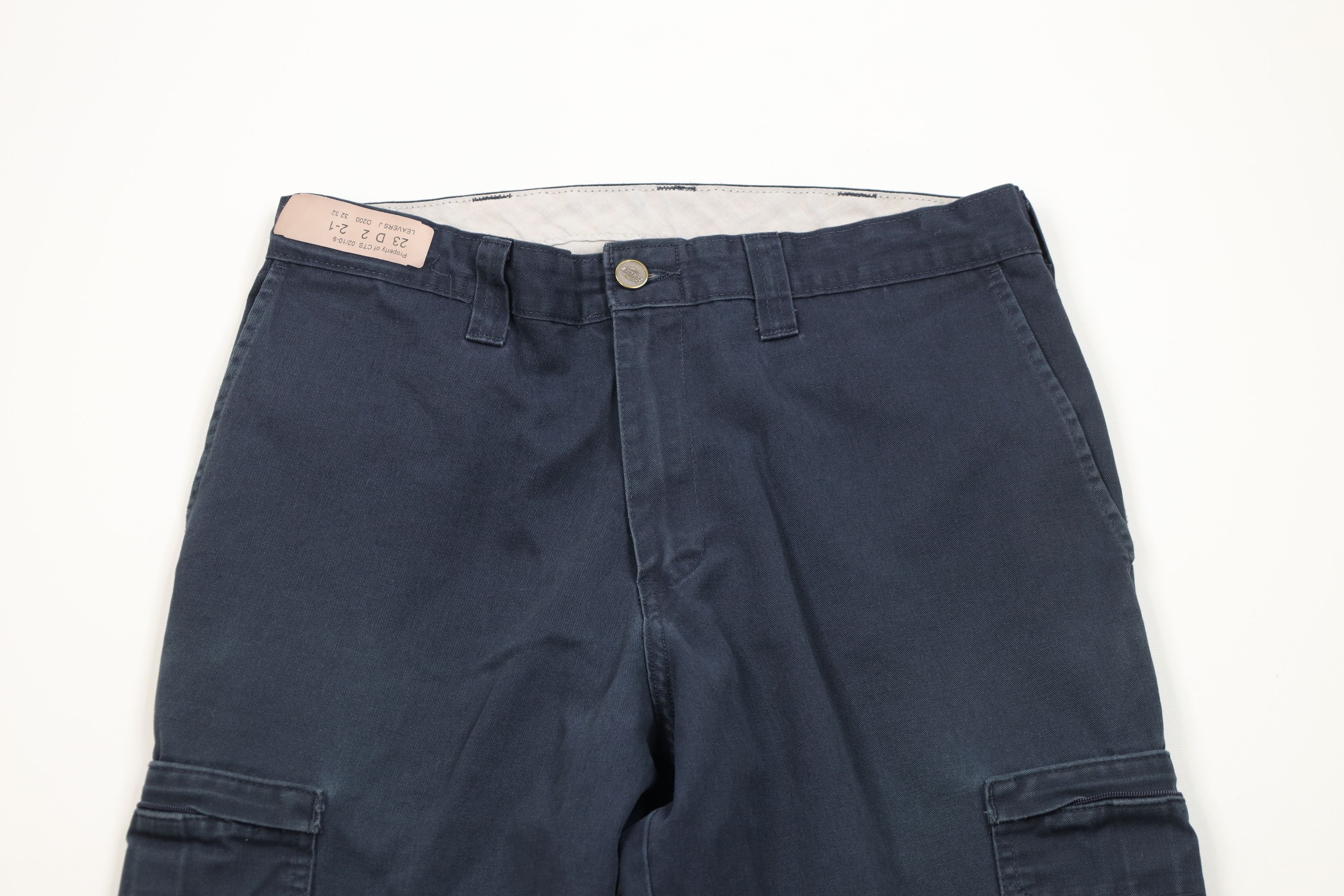 Dickies Vintage Dickies Workwear Wide Leg Cargo Pants Navy Blue Size US 32 / EU 48 - 2 Thumbnail