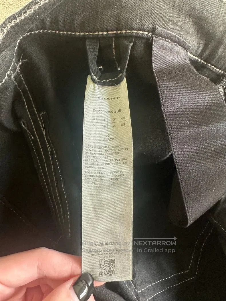 Rick Owens Rick Owens Drkshdw Black Flared Denim Pants. Size US 31 - 5 Thumbnail
