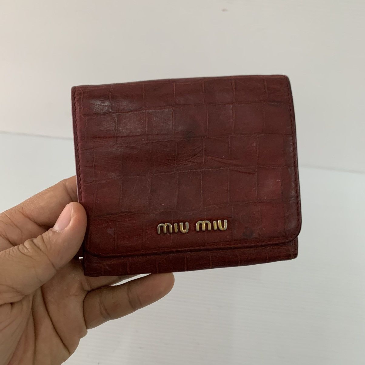 Miu Miu Miu Miu Leather Wallet Size ONE SIZE - 4 Thumbnail