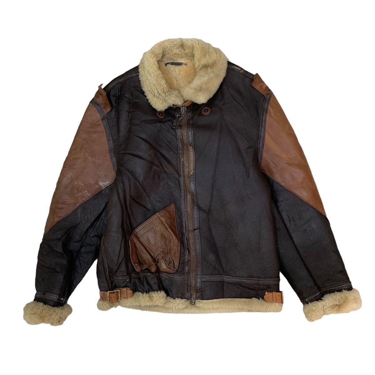 Willis & Geiger 🔥Willis & Geiger Type B3 Shearling Sheepskin Leather Jacket Size US M / EU 48-50 / 2 - 2 Thumbnail