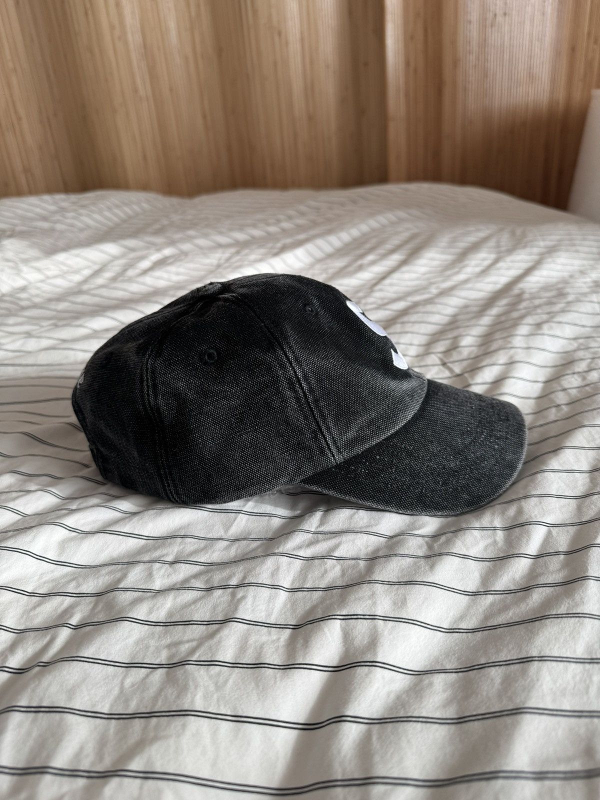 Supreme SUPREME S LOGO PIGMENT DYED 6 PANEL CAP BLACK OS Size ONE SIZE - 8 Thumbnail