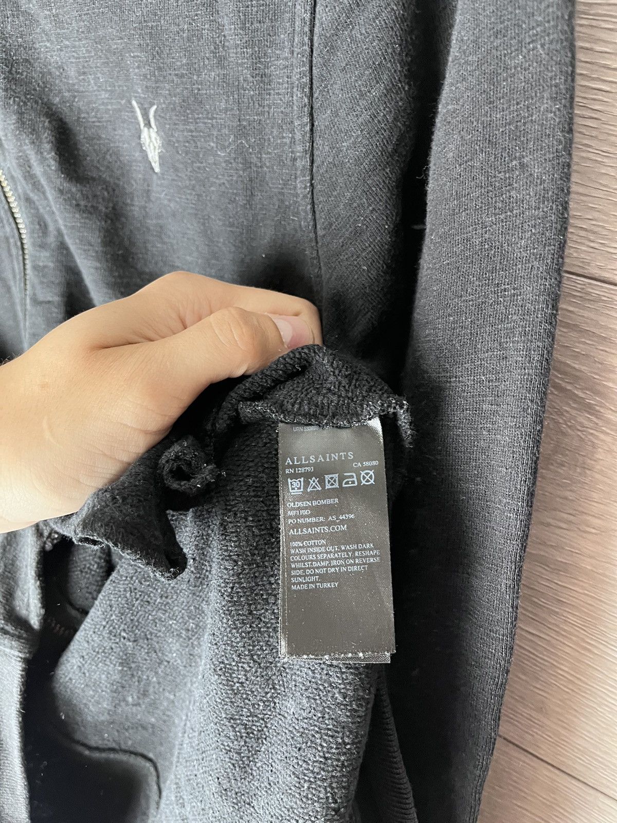 Allsaints Men’s fool zip sweater Allsaints size L Size US XS / EU 42 / 0 - 6 Thumbnail