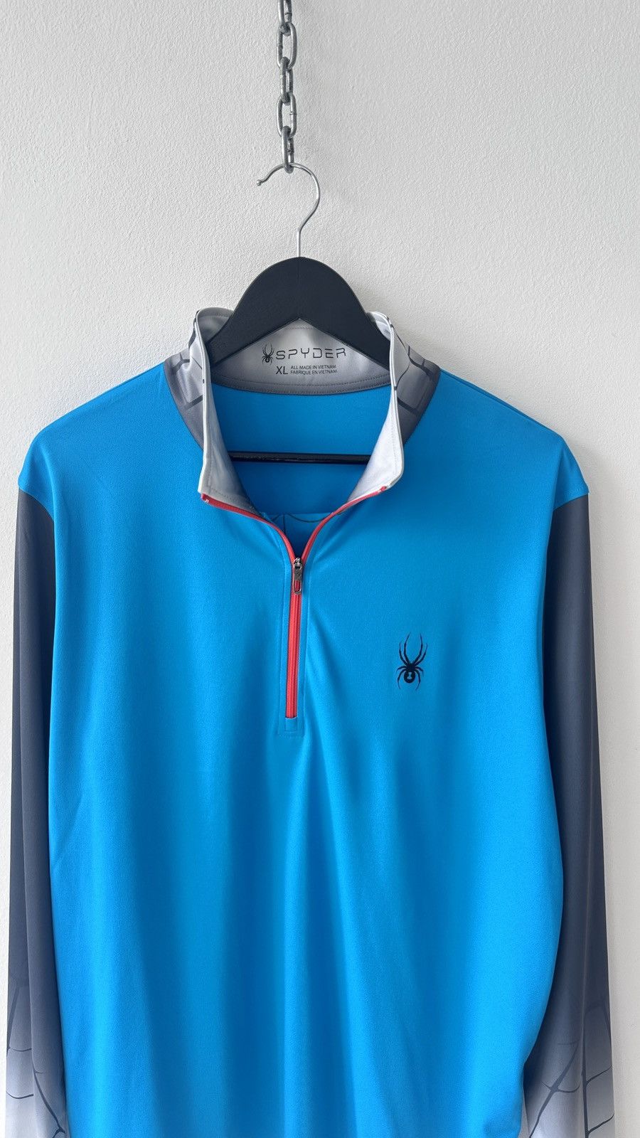 Spyder Spyder 1/3 Zip Pullover Spider Web Print Long Sleeve Size XL Size US XL / EU 56 / 4 - 6 Thumbnail