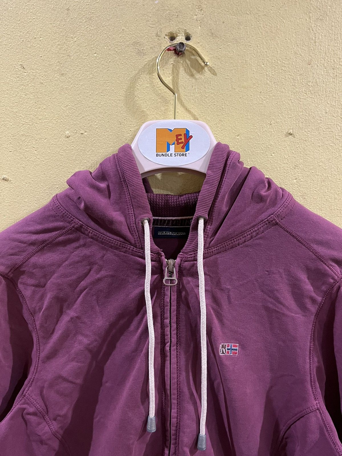 Napapijri Napajiri generic purple zip-up hoodies Size S / US 4 / IT 40 - 3 Thumbnail