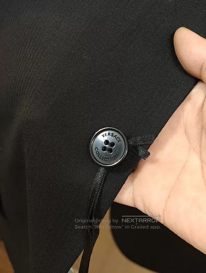 Versace Versace Men's suit wool suit Size 52S - 4 Thumbnail