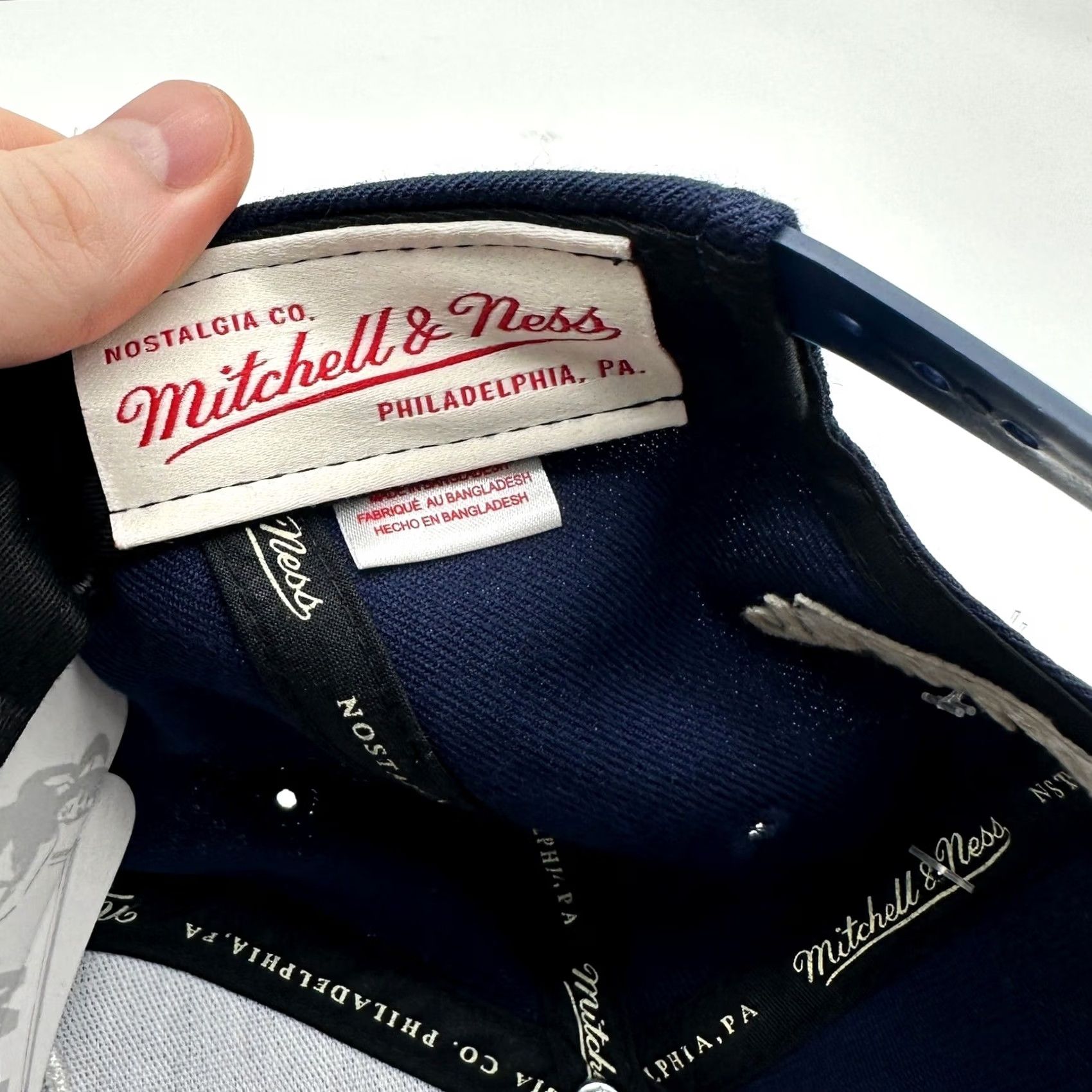 Mitchell & Ness New York Football Club Mens Hats OSFA Blue Golf Cap Snapback Mitchell Ness NEW Size ONE SIZE - 5 Thumbnail
