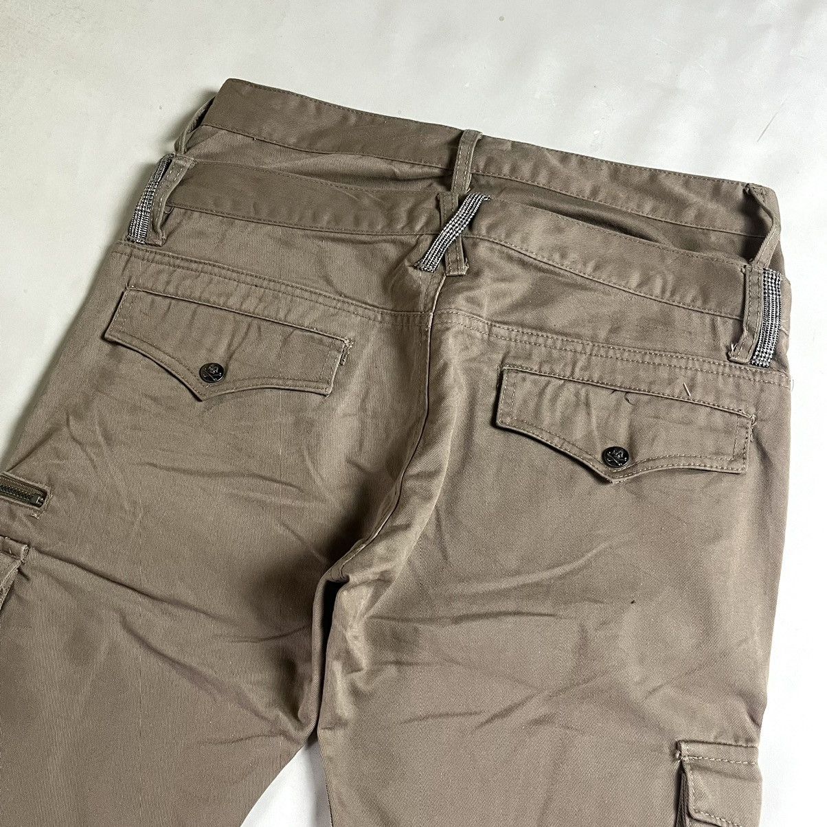 Japanese Brand 00s Double Focus Double Waist Cargo pants Size US 30 / EU 46 - 6 Thumbnail