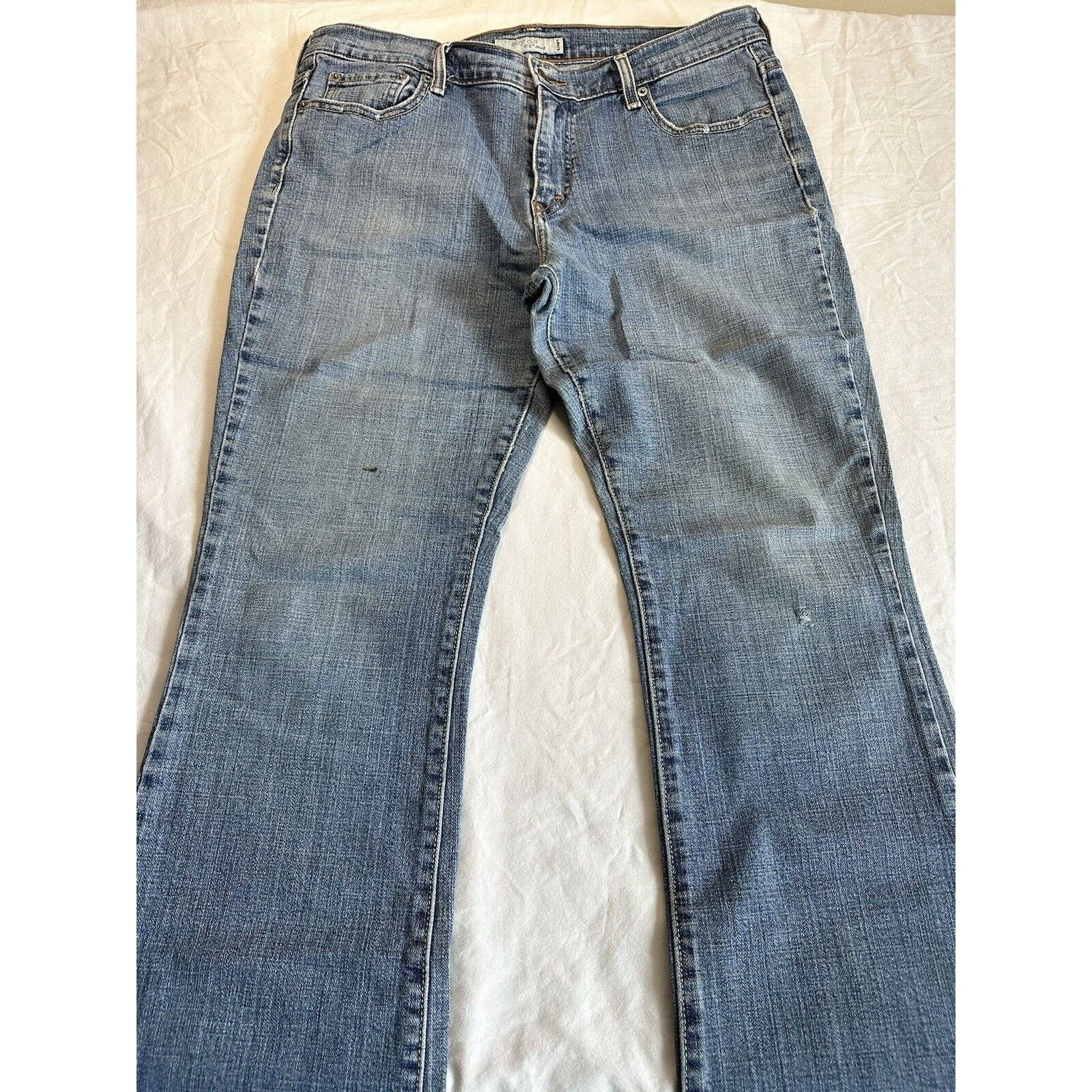 Levi's Levis 515 Boot Cut Blue Jeans Women's 12 short Normcore VTG Size 34" / US 12 / IT 48 - 3 Thumbnail