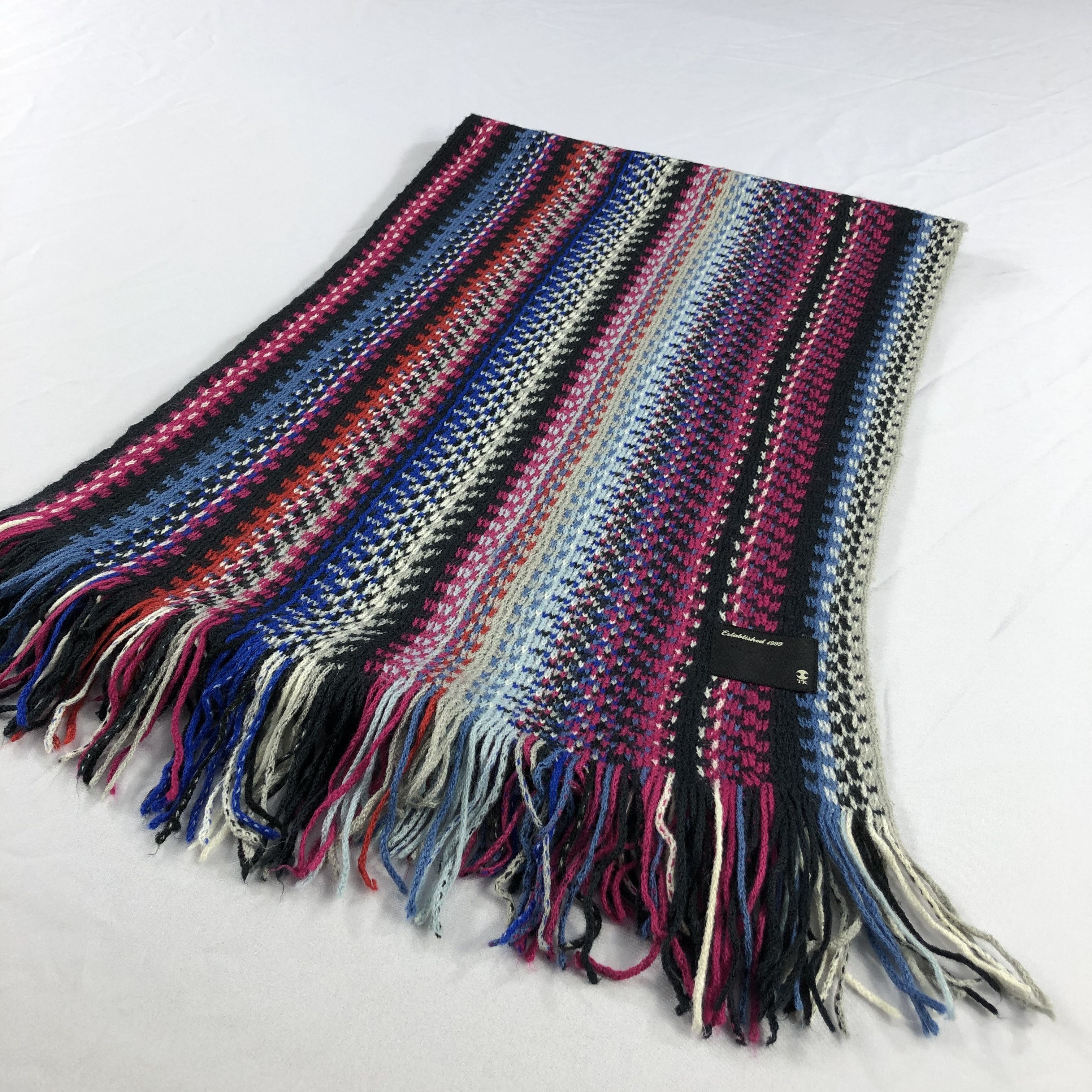 Takeo Kikuchi Takeo Kikuchi Wool Scarf Muffler V1013 Size ONE SIZE - 3 Thumbnail