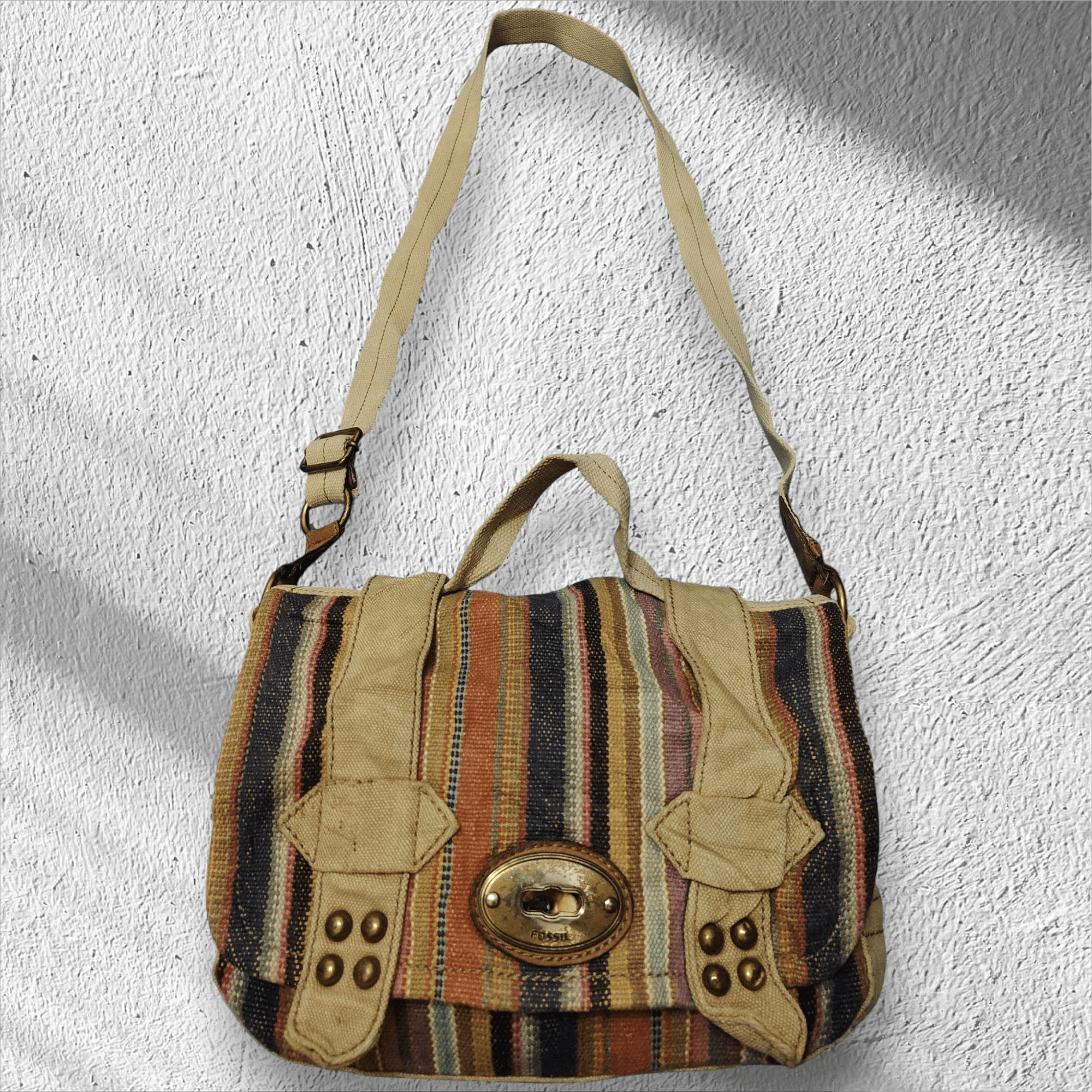 Fossil Rare Vtg Fossil Sling bag kapital Style Bag Size ONE SIZE - 1 Thumbnail