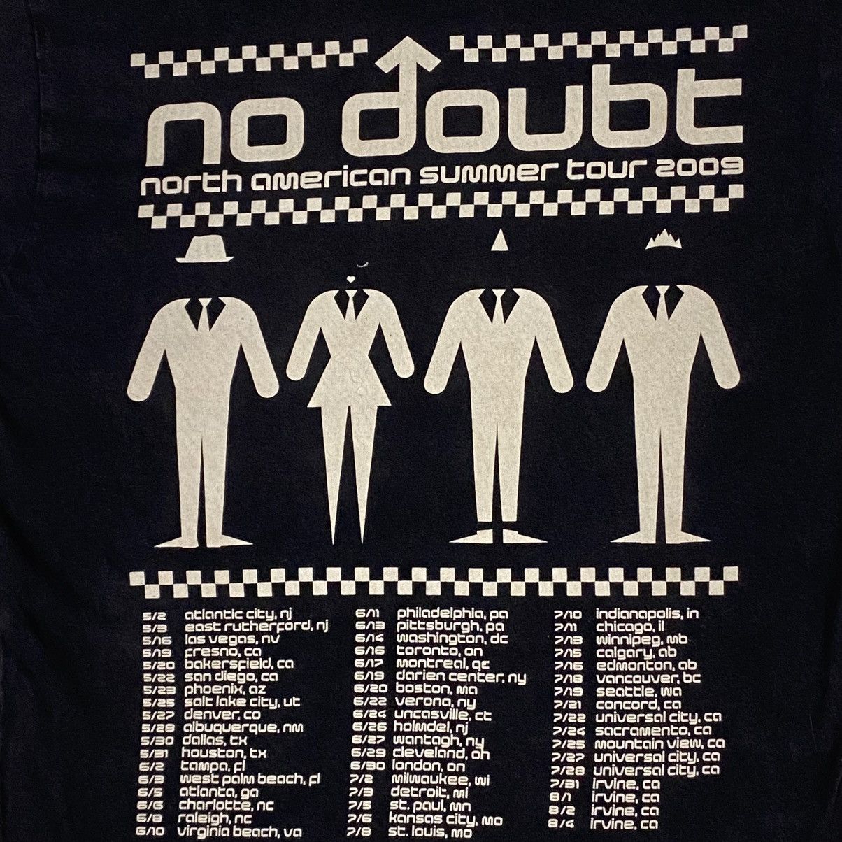 Band Tees Alternative rock band no doubt tour 2009 Y2K Size US M / EU 48-50 / 2 - 3 Thumbnail