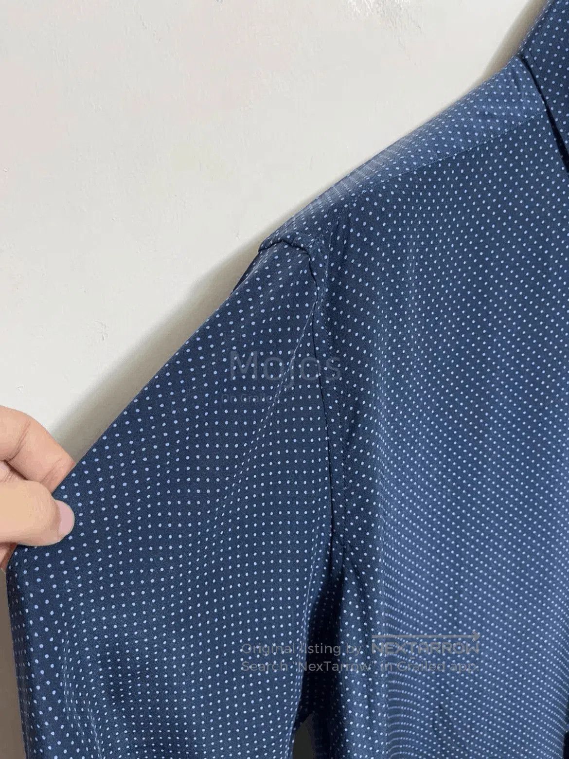 Saint Laurent Paris Sz 42 Saint Laurent Paris Dots Pattern Shirts. Size US XL / EU 56 / 4 - 4 Thumbnail