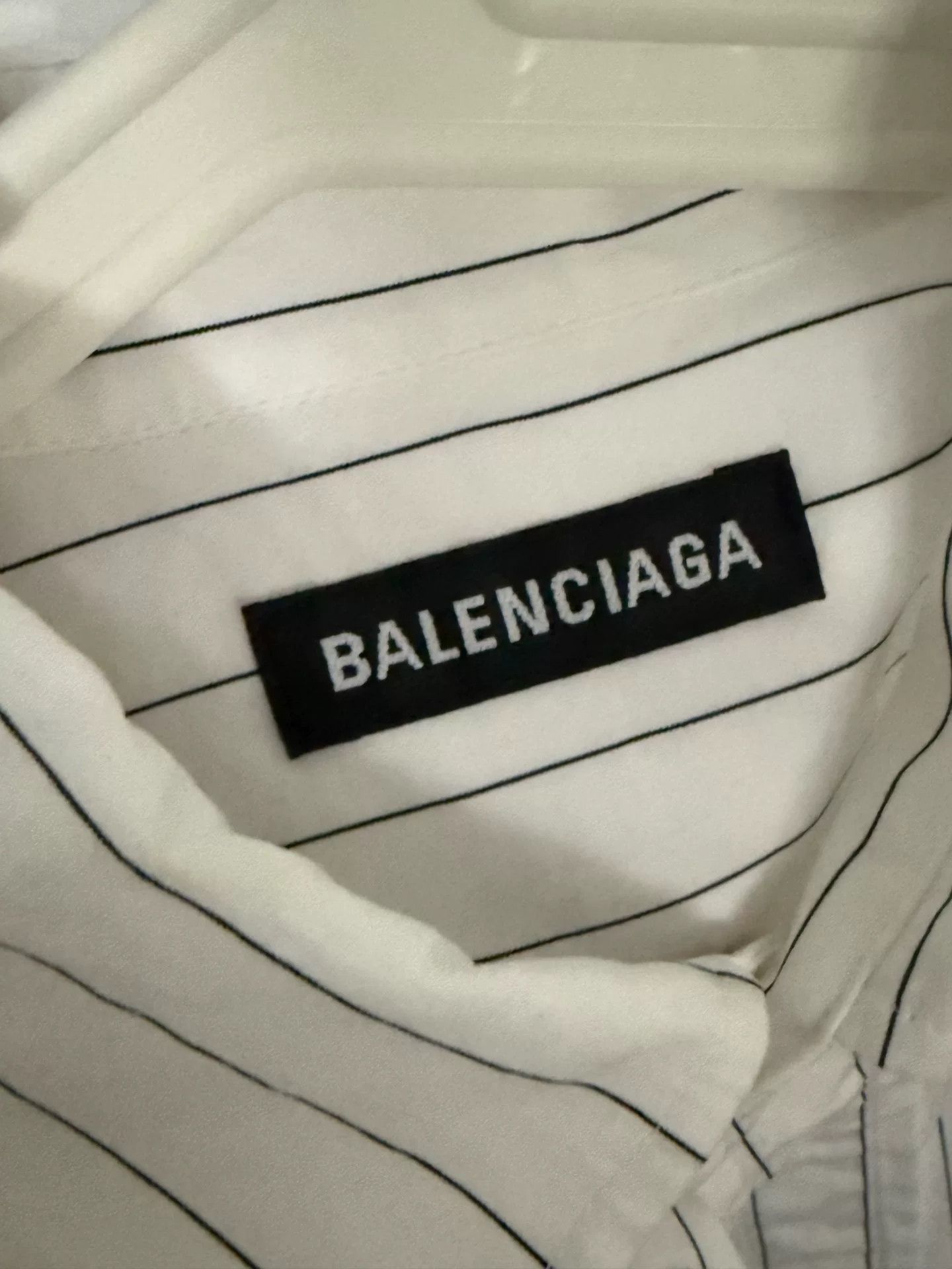 Balenciaga balenciaga striped shirt uni size 38 Size US M / EU 48-50 / 2 - 3 Thumbnail