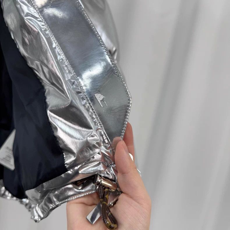Louis Vuitton Louis Vuitton Silver Gloss Down Jacket Size XS / US 0-2 / IT 36-38 - 5 Thumbnail