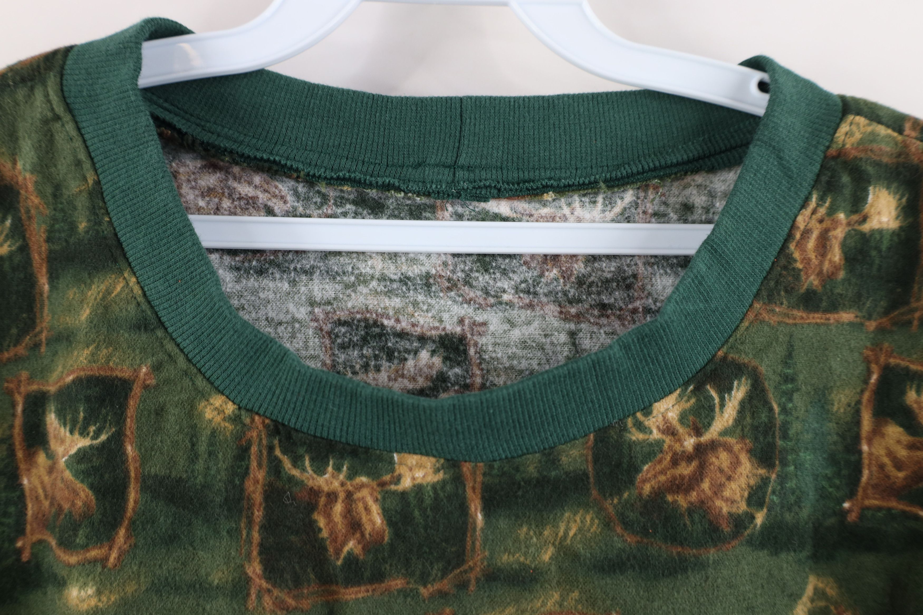Vintage Vintage 90s Streetwear Moose Nature Long Sleeve T-Shirt Size US L / EU 52-54 / 3 - 4 Thumbnail