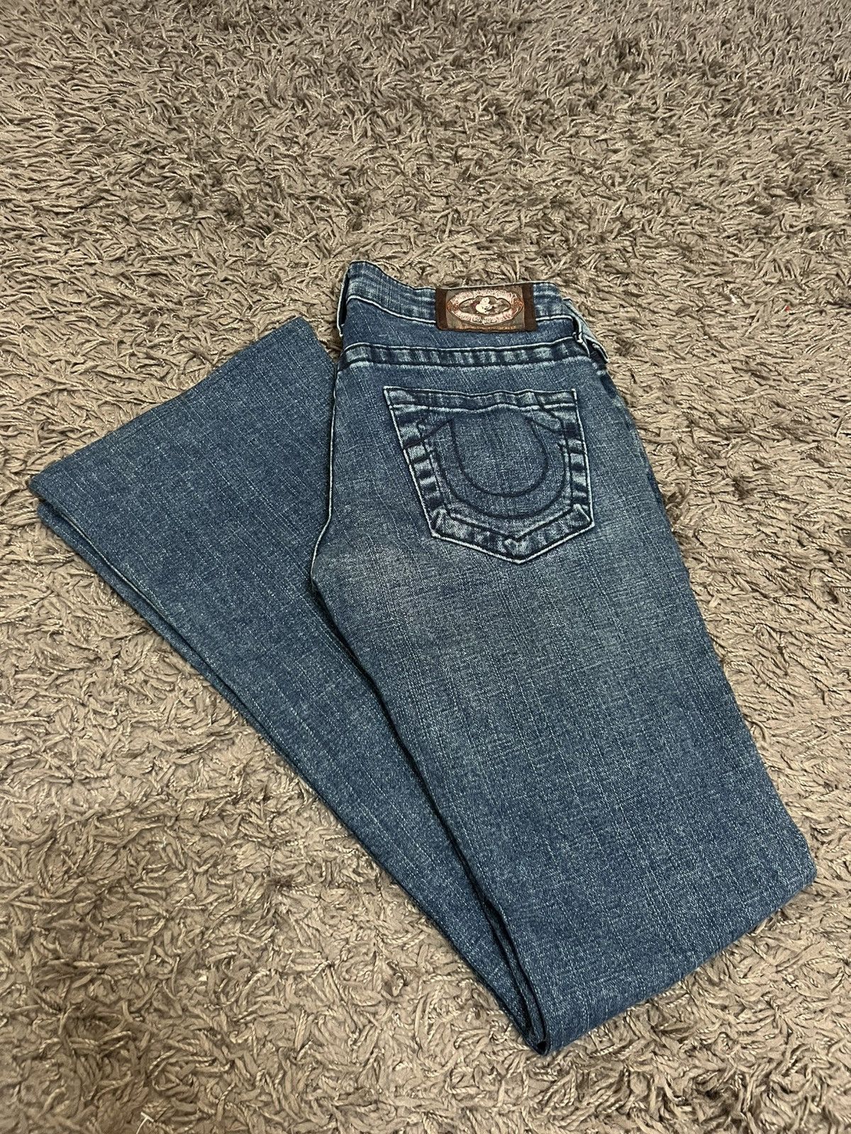 True Religion 1990s True religion bridget stone &tint flared #F2 Size 28" / US 6 / IT 42 - 9 Thumbnail