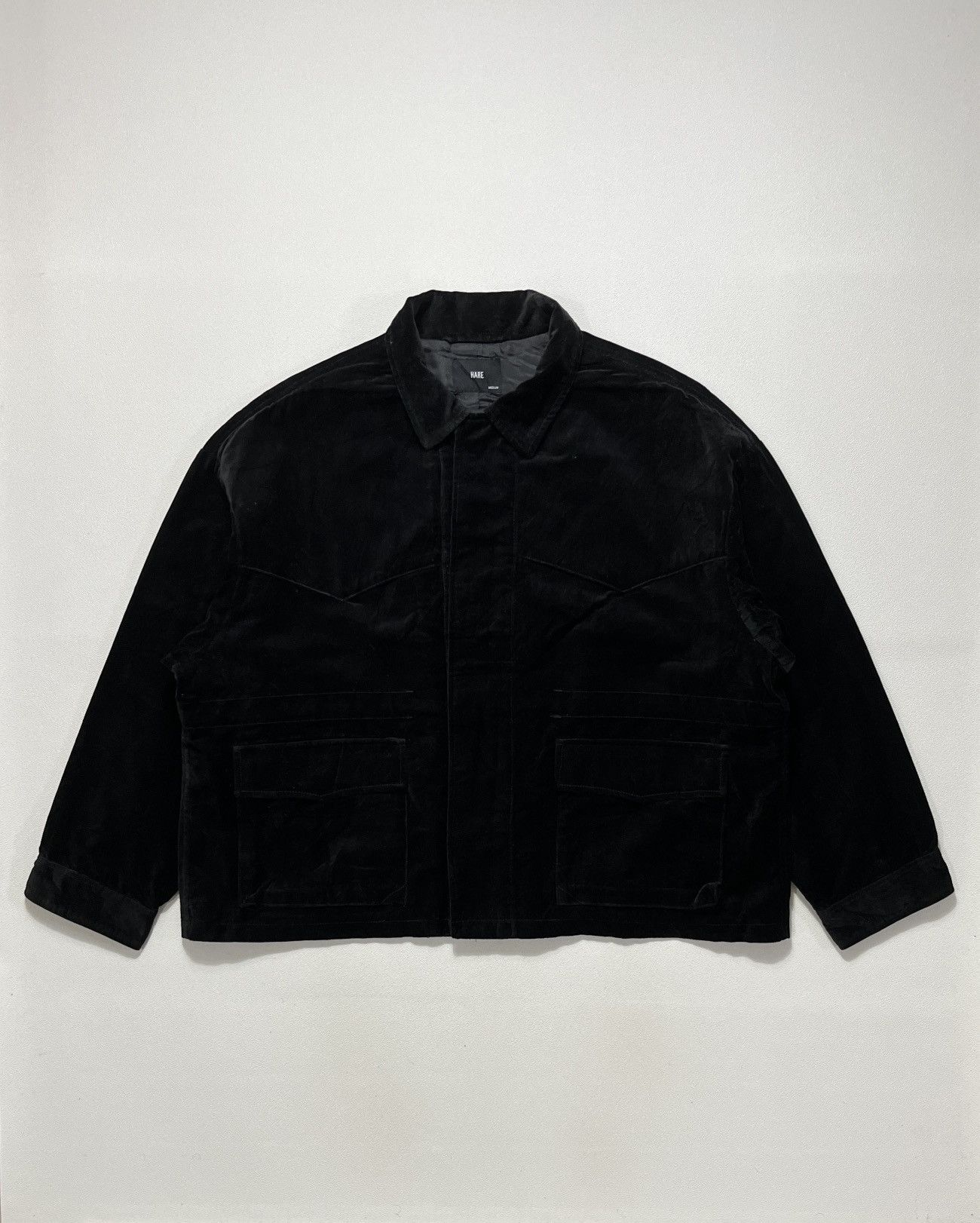 Beams Plus HARE Velvet Military Blouson Black Size US M / EU 48-50 / 2 - 1 Thumbnail