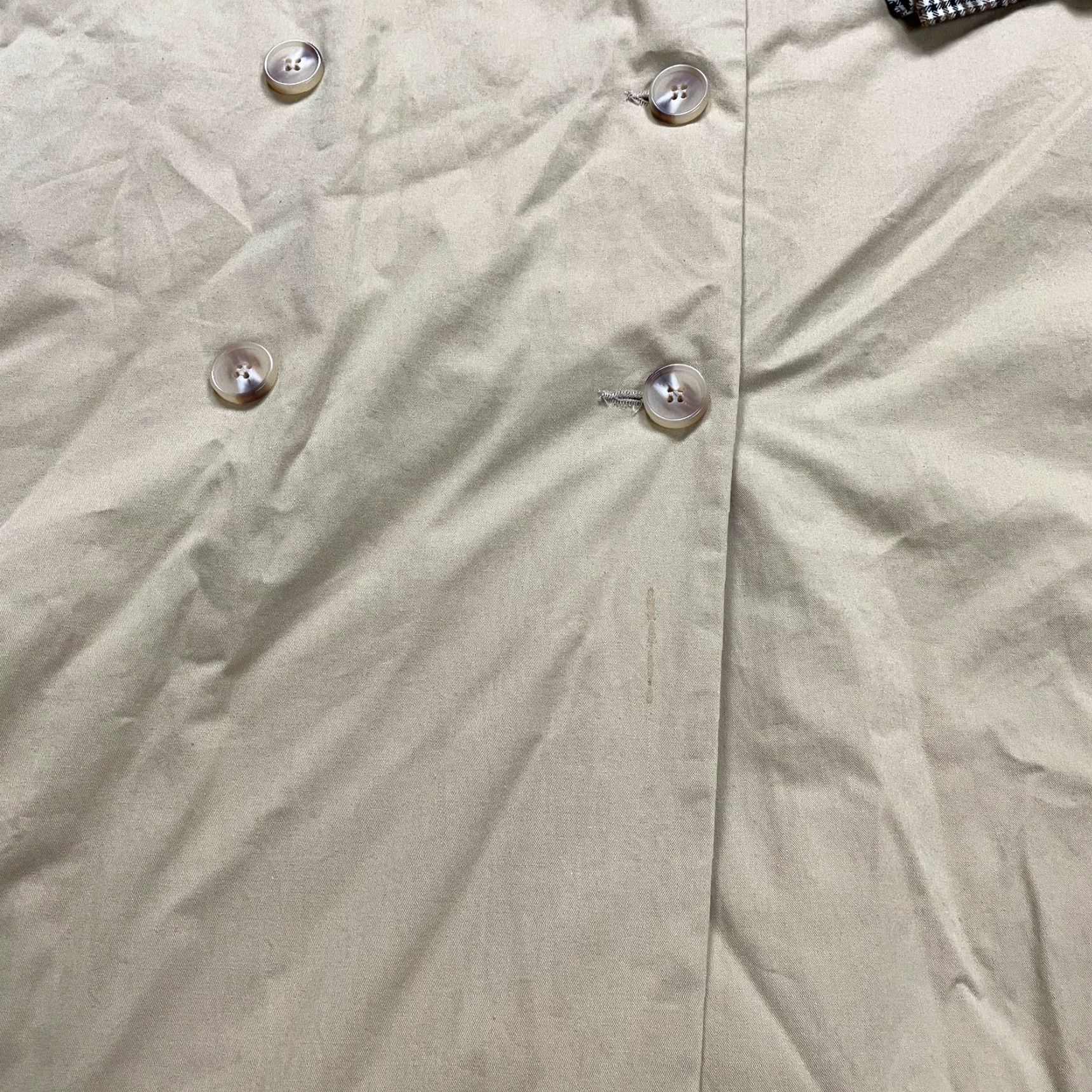 Doublet VINTAGE Storets Trench Coat Women Small/Medium Beige Long Casual Formal 90s Size M / US 6-8 / IT 42-44 - 5 Thumbnail