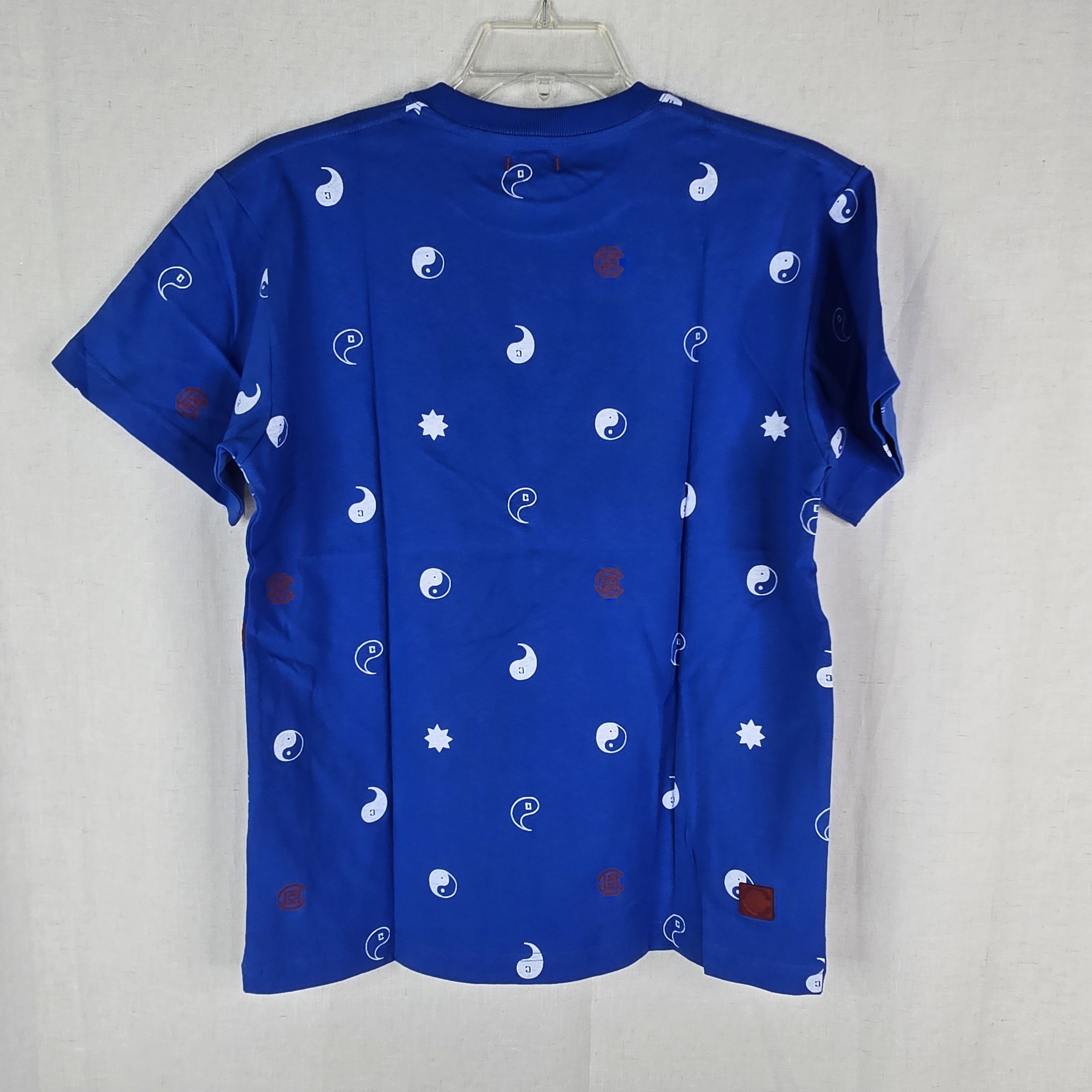 CLOT Clot Mens Small Bandana Print Ying Yang Blue Tshirt NEW Size US S / EU 44-46 / 1 - 4 Thumbnail