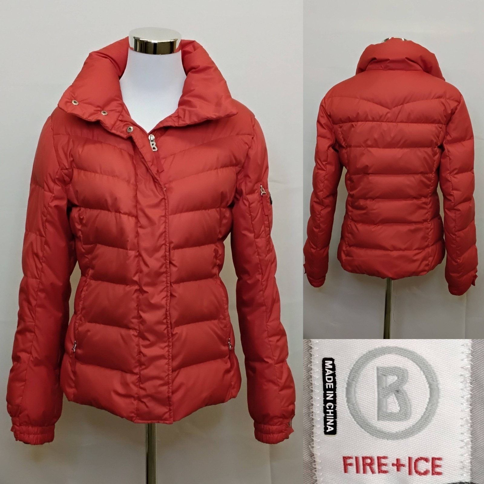 Bogner Bogner Fire and Ice Down Jacket Women's M Red Full Zip Size M / US 6-8 / IT 42-44 - 1 Thumbnail