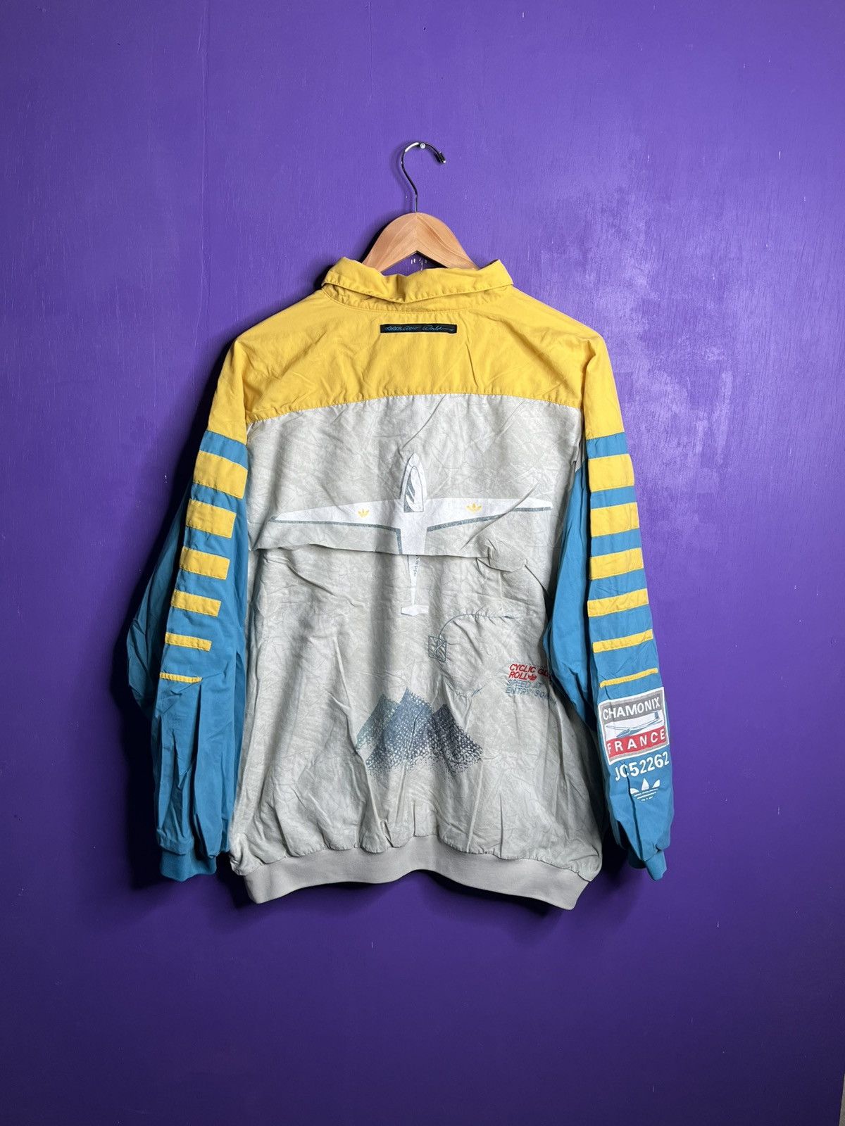 Adidas × Vintage Vintage 1998 Adidas cross country flight sweatshirt Size US XL / EU 56 / 4 - 2 Thumbnail