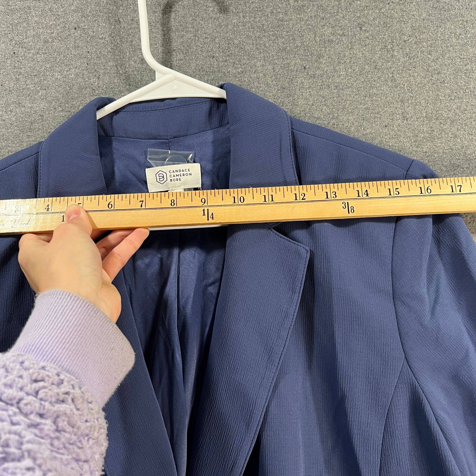Other Candace Cameron Bure Regular Blazer Velvet Blue Size Medium Size M / US 6-8 / IT 42-44 - 6 Thumbnail