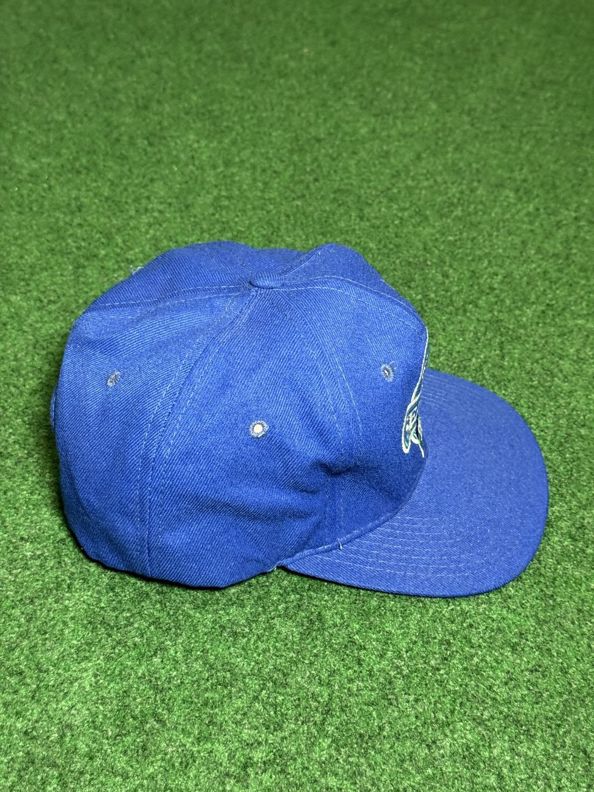 Sports Specialties Vintage 80s Seattle Seahawks Script SnapBack Hat Cap Size ONE SIZE - 2 Thumbnail
