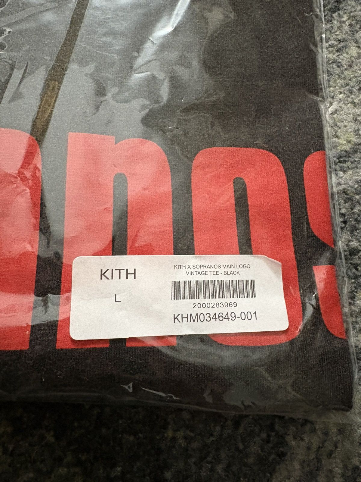 Kith Kith x The Sopranos Main Logo Vintage Tee Size US L / EU 52-54 / 3 - 3 Thumbnail