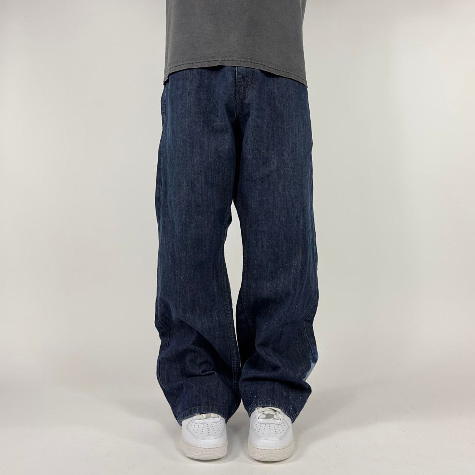 Japanese Brand × Rocawear × StraightFaded Y2K Rocawear Rave Baggy Pipe Wideleg Grunge Streetwear Jeans Size US 38 / EU 54 - 2 Thumbnail