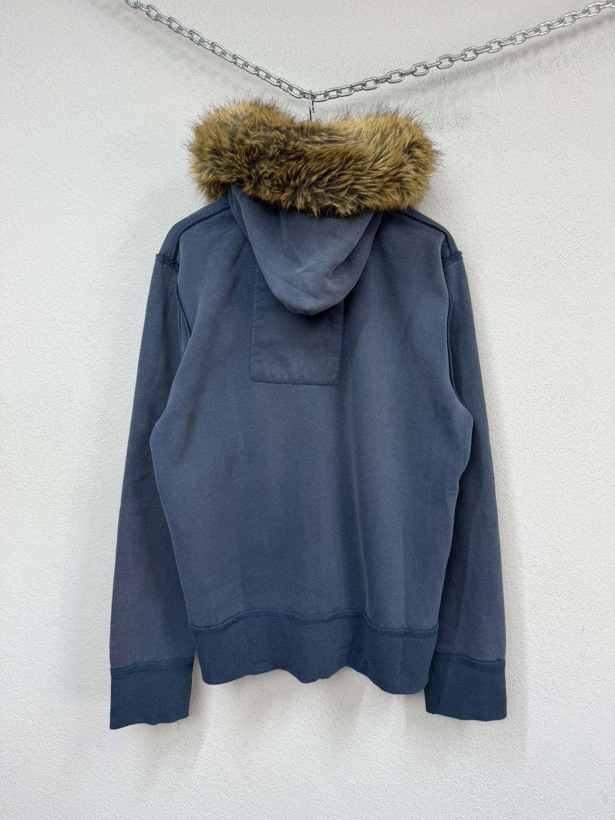 If Six Was Nine Vintage Abercrombie & Fitch Y2K 00s Fur Hoodie Ifsixwasnine Size US L / EU 52-54 / 3 - 8 Thumbnail