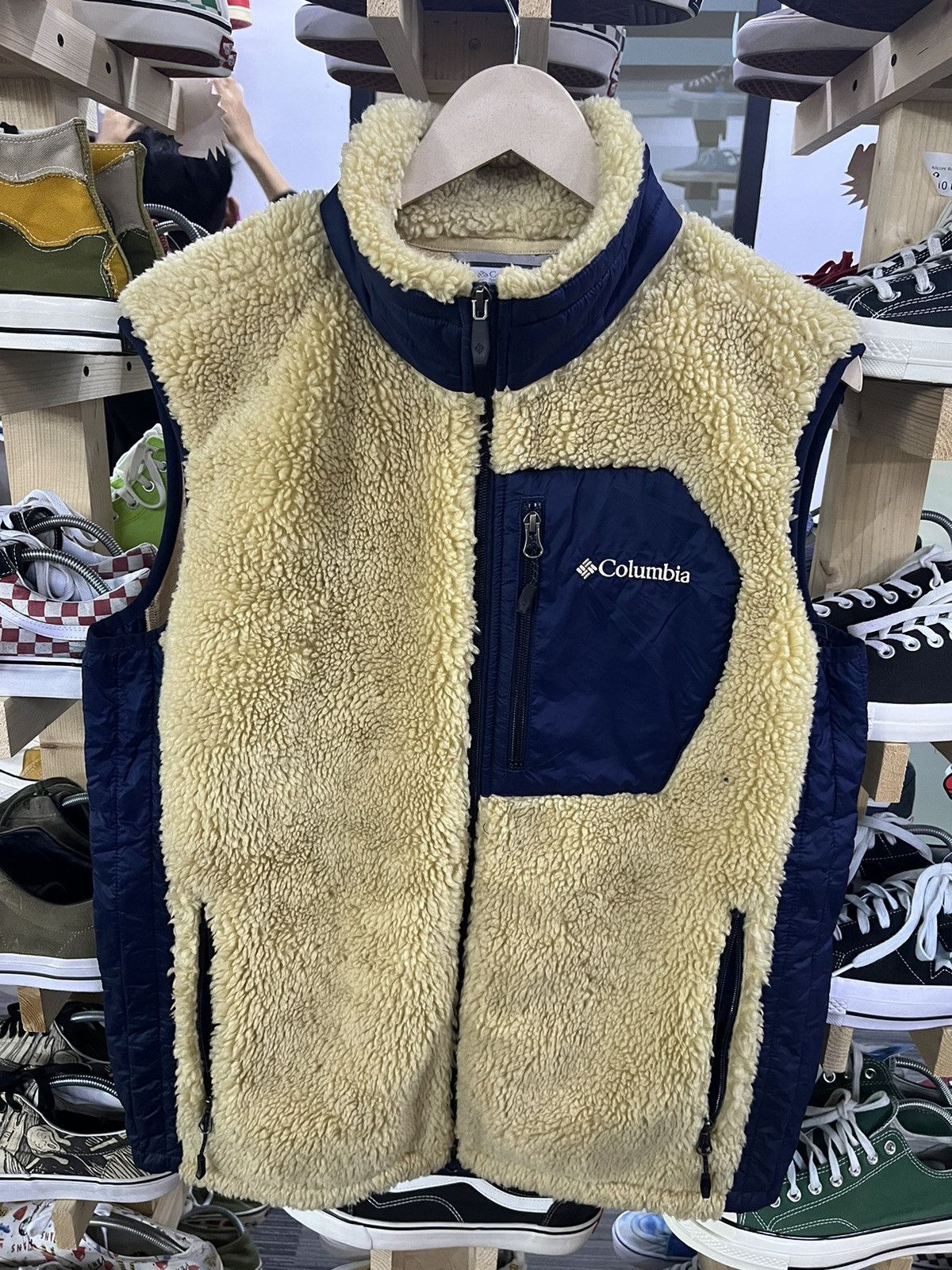 Columbia × Vintage Mohair Fleece Vest By Columbia Size US XL / EU 56 / 4 - 1 Thumbnail