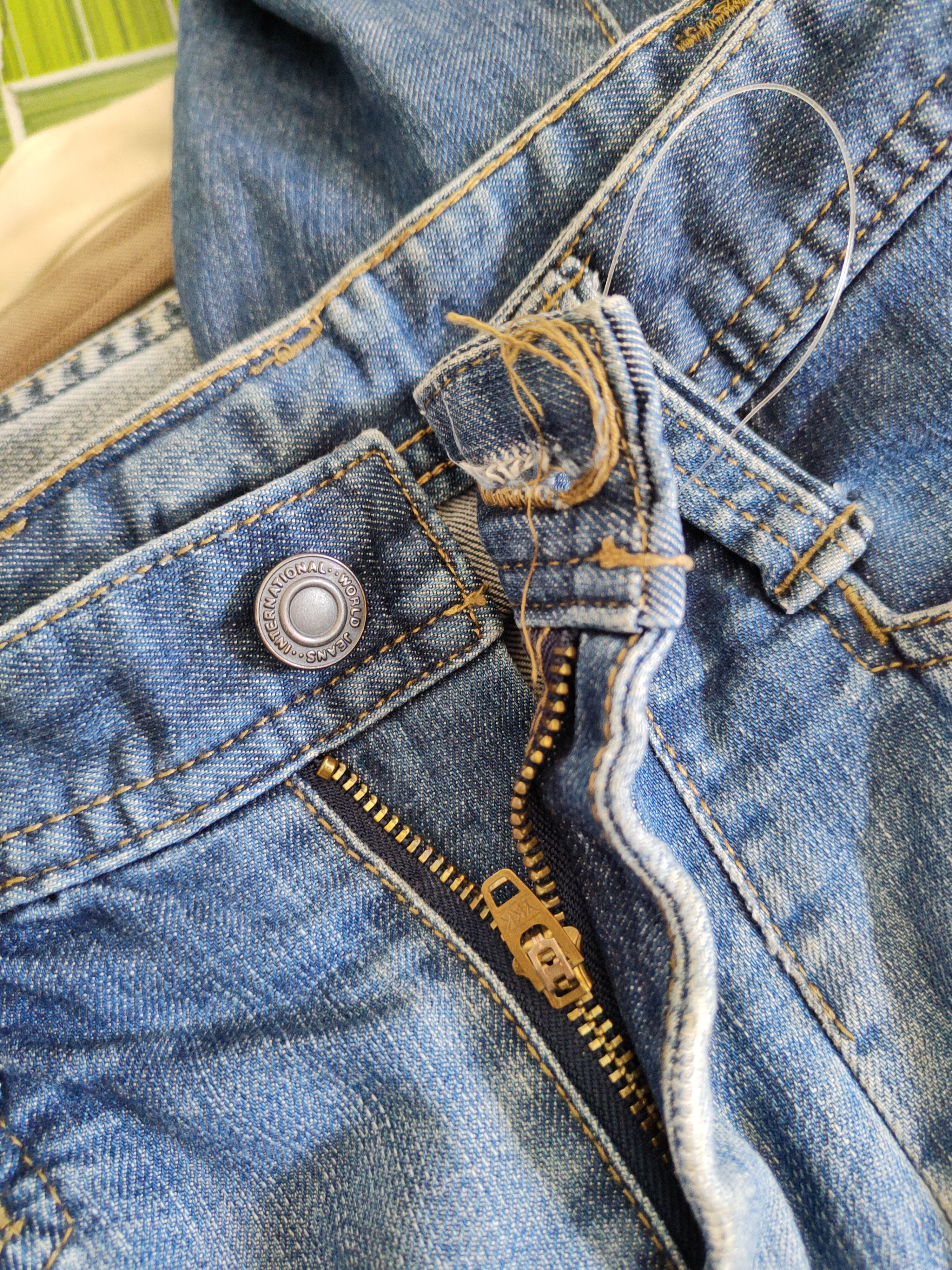 Japanese Brand × Vintage Evenriver Blue Faded Distressed Ripped Jeans #S1856 Size US 31 - 13 Thumbnail