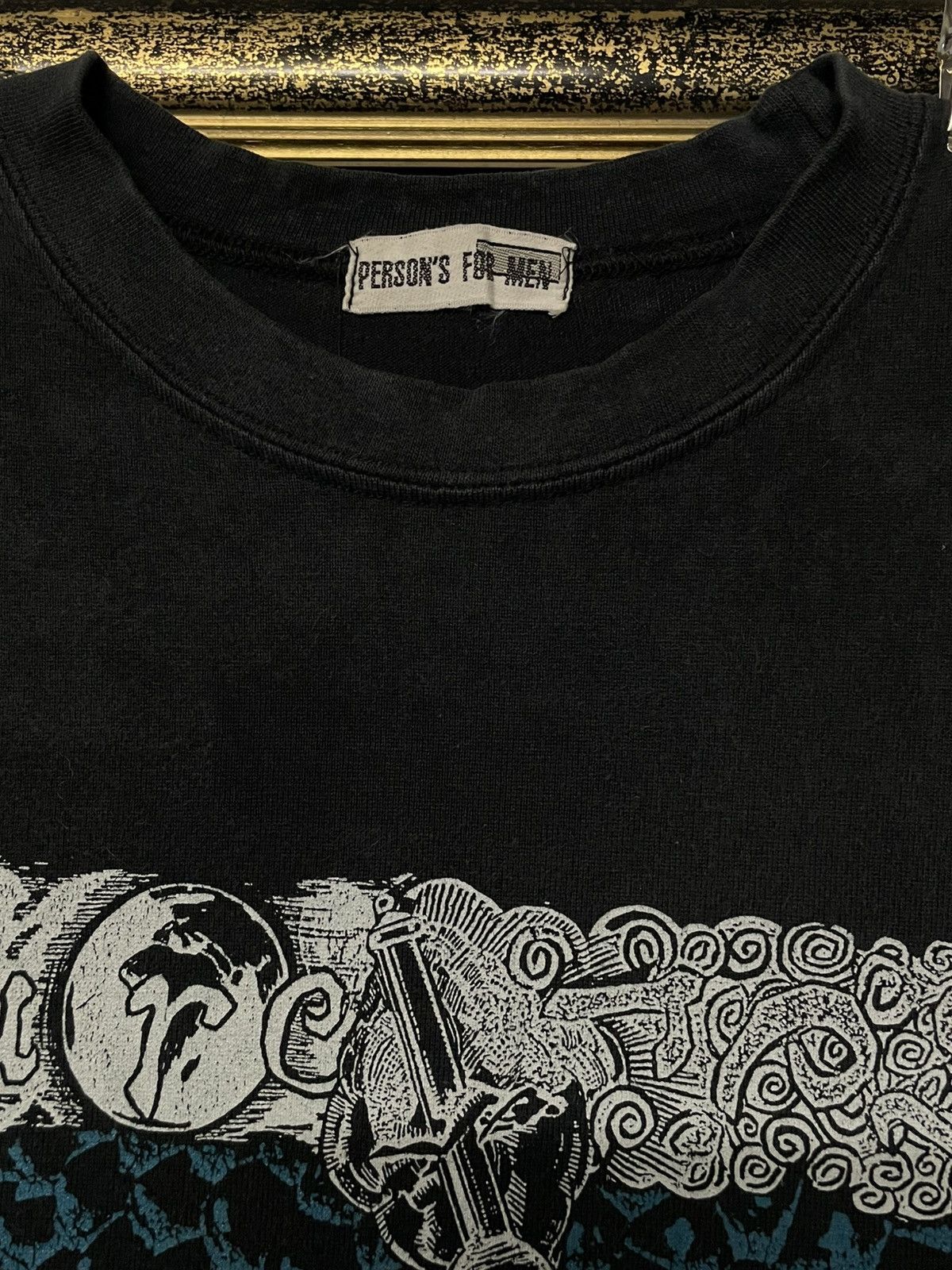 PERSON'S Vintage 90s Japan Designer Person’s For Men Kuno Art Tshirt Size US M / EU 48-50 / 2 - 8 Thumbnail