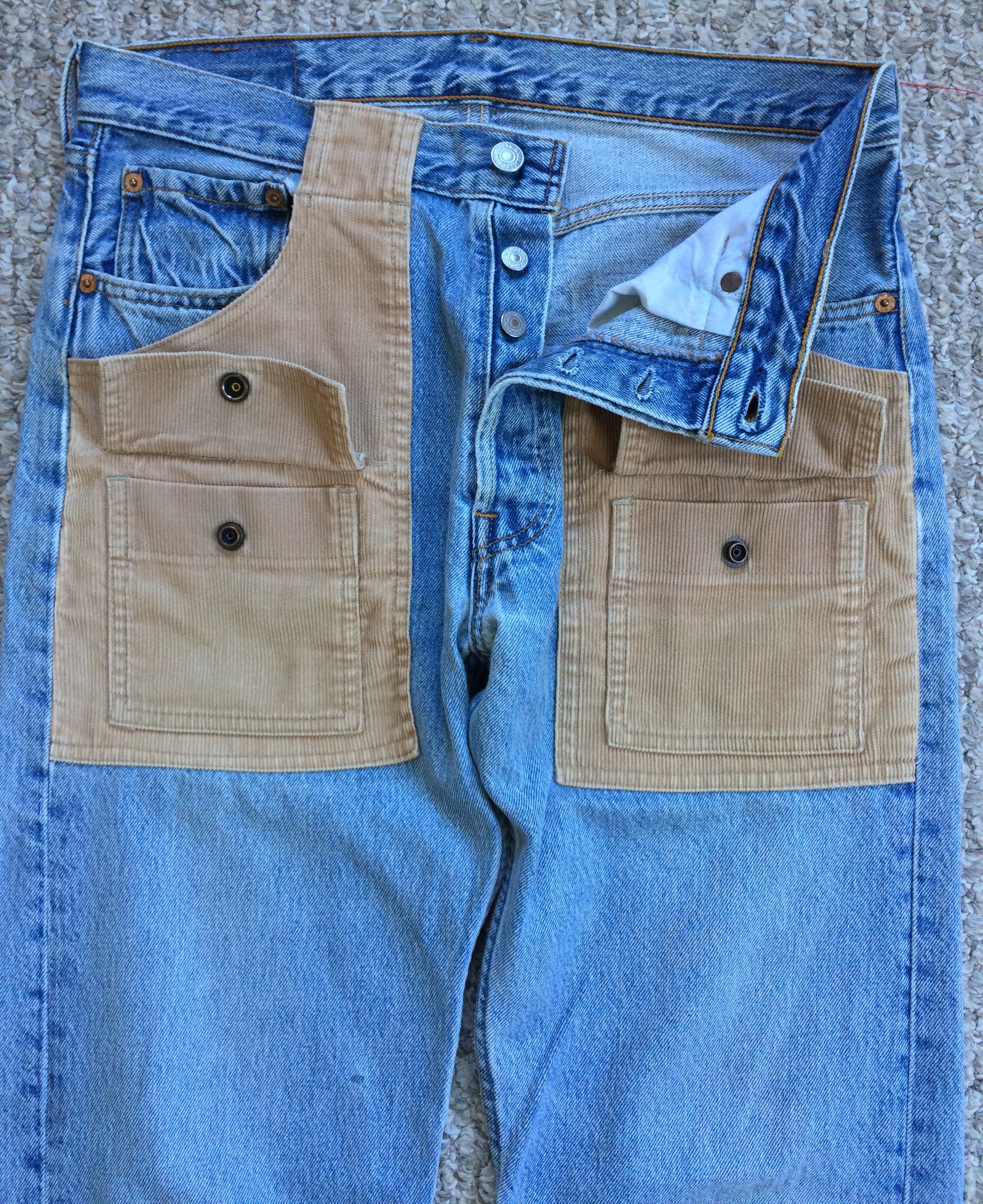 Levi's Sonic Lab Rebuild Hybrid Denim Size US 30 / EU 46 - 3 Thumbnail