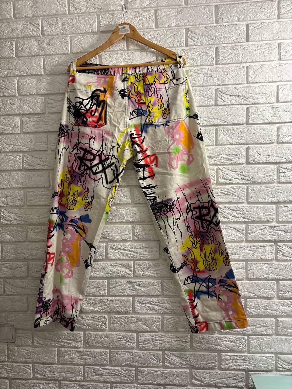 Jaded London Jaded London denim graffiti print suit Jacket Pants Y2K Size US XS / EU 42 / 0 - 12 Thumbnail