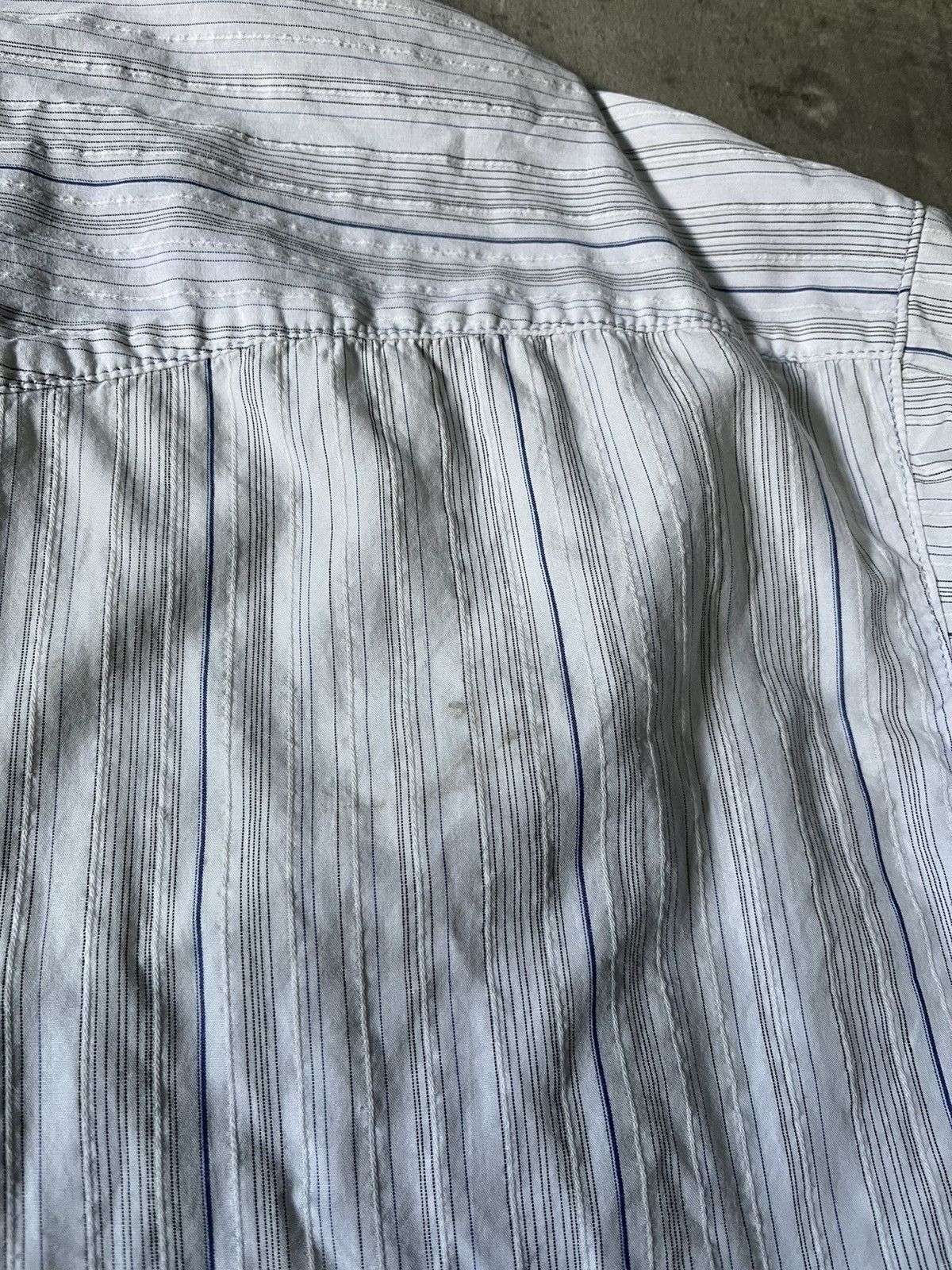 Final Home Final Home Issey Miyake button up outdoor shirt blue white Size US M / EU 48-50 / 2 - 16 Thumbnail