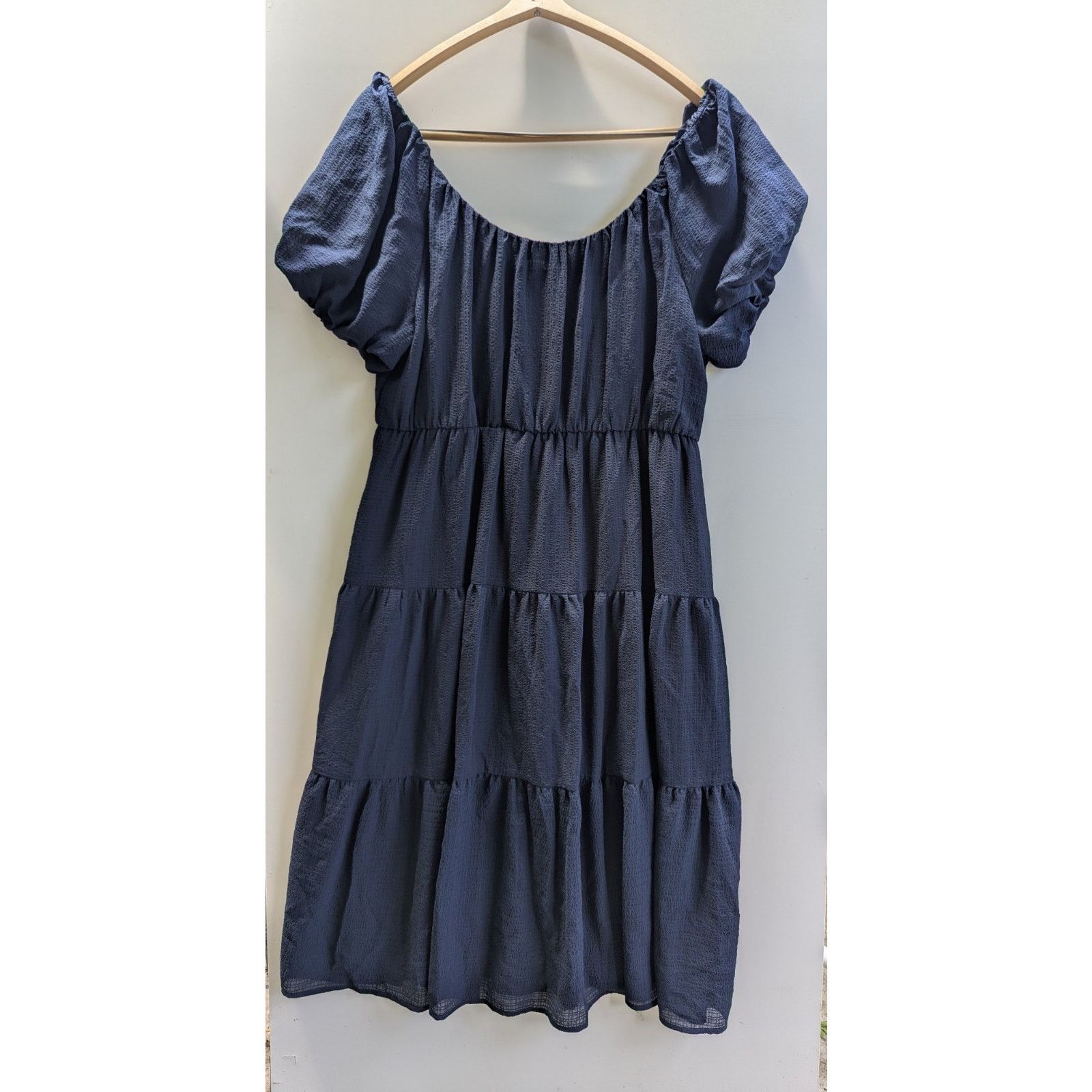 & Other Stories Ophelia Roe Smocked Maxi Dress Size XL Short Puff Sleeves Size XL / US 12-14 / IT 48-50 - 1 Thumbnail