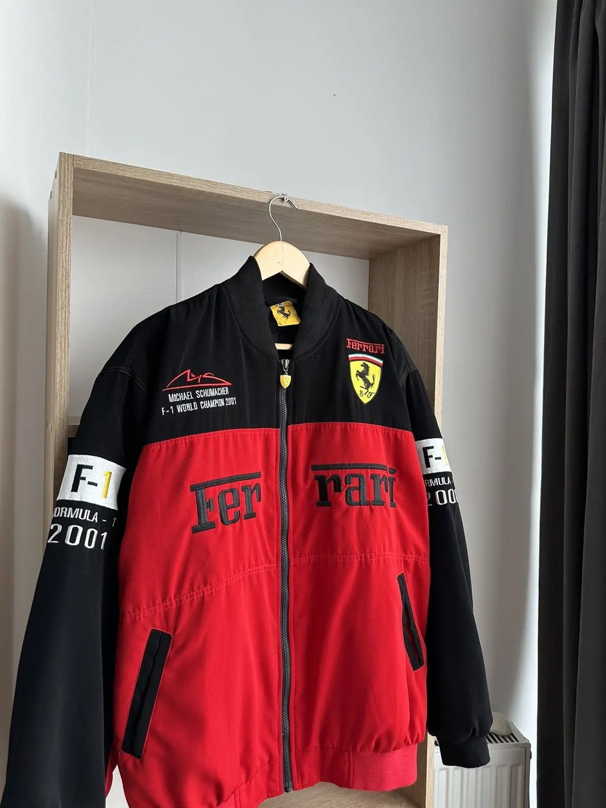 Ferrari × Formula 1 Vintage Ferrari Racing Red Formula Uno Jacket Size US M / EU 48-50 / 2 - 16 Thumbnail