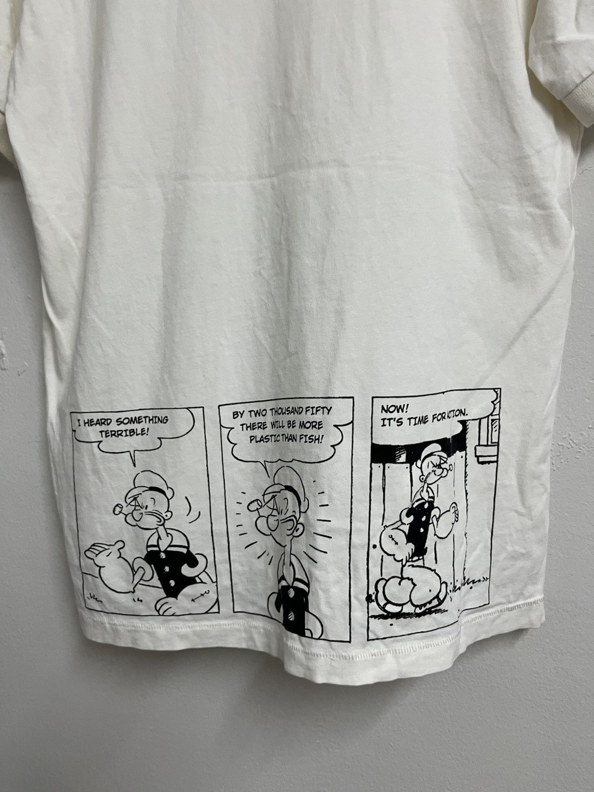 Cartoon Network 💥United Colors Of Benetton X Popeye Ringer Pocketed Tee Size US M / EU 48-50 / 2 - 7 Thumbnail