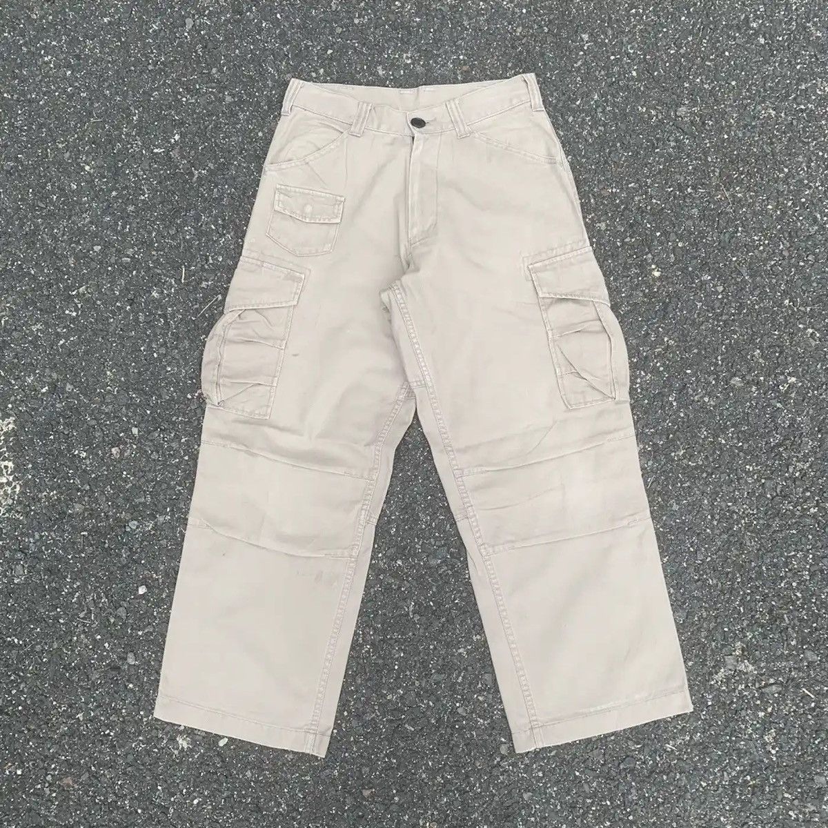 image of Military x Utility Pro Wear Japanese Vintage Combat Utility Trousers Tactical Cargo Pant in Grey (S