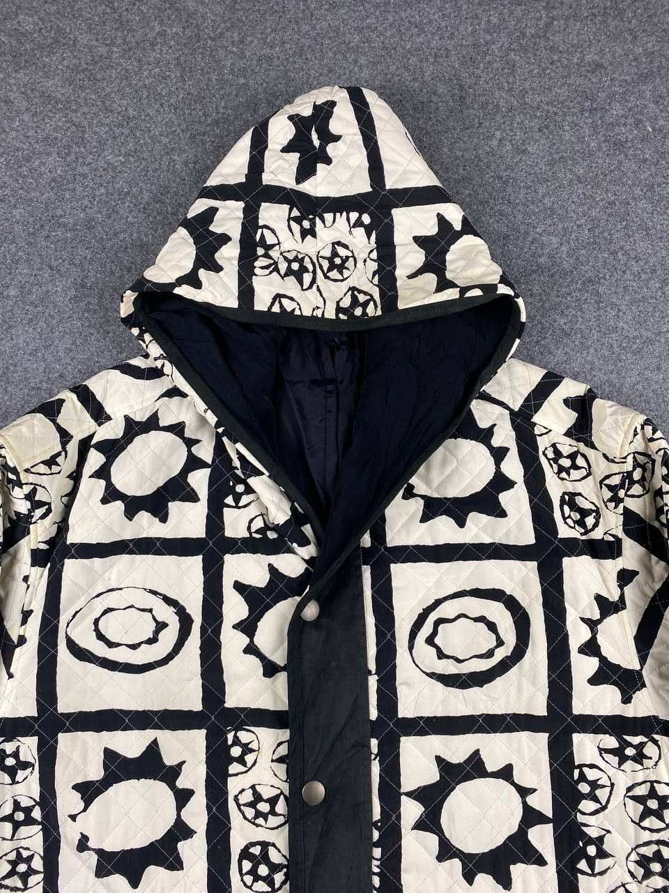 Japanese Brand superior japanese brand all over print quilted jacket Size US L / EU 52-54 / 3 - 2 Thumbnail