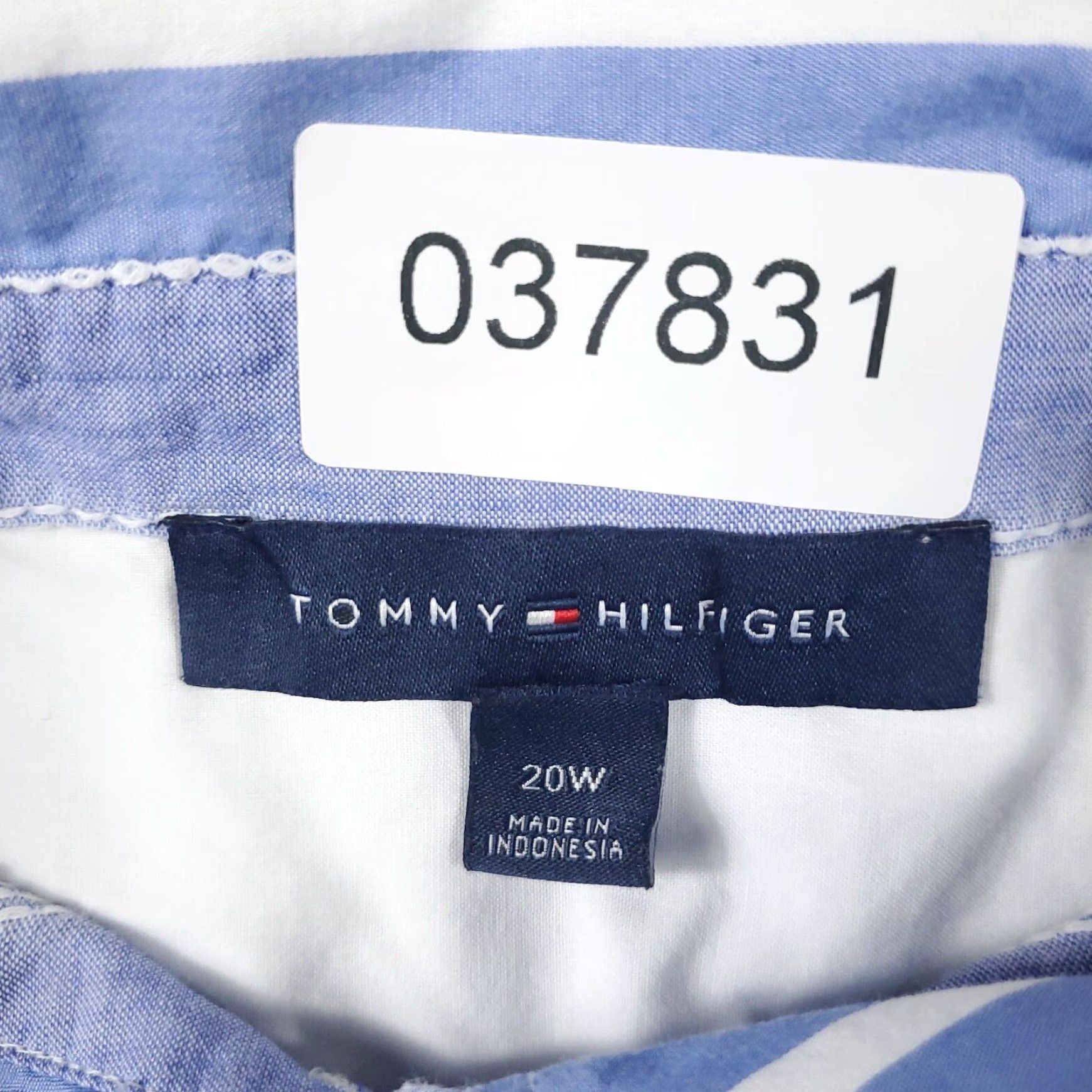 Tommy Hilfiger Tommy Hilfiger Women's Long Sleeve Shirt Dress Blue Striped Plus Size 20W Cotton Size 3XL / US 20-22 - 7 Thumbnail